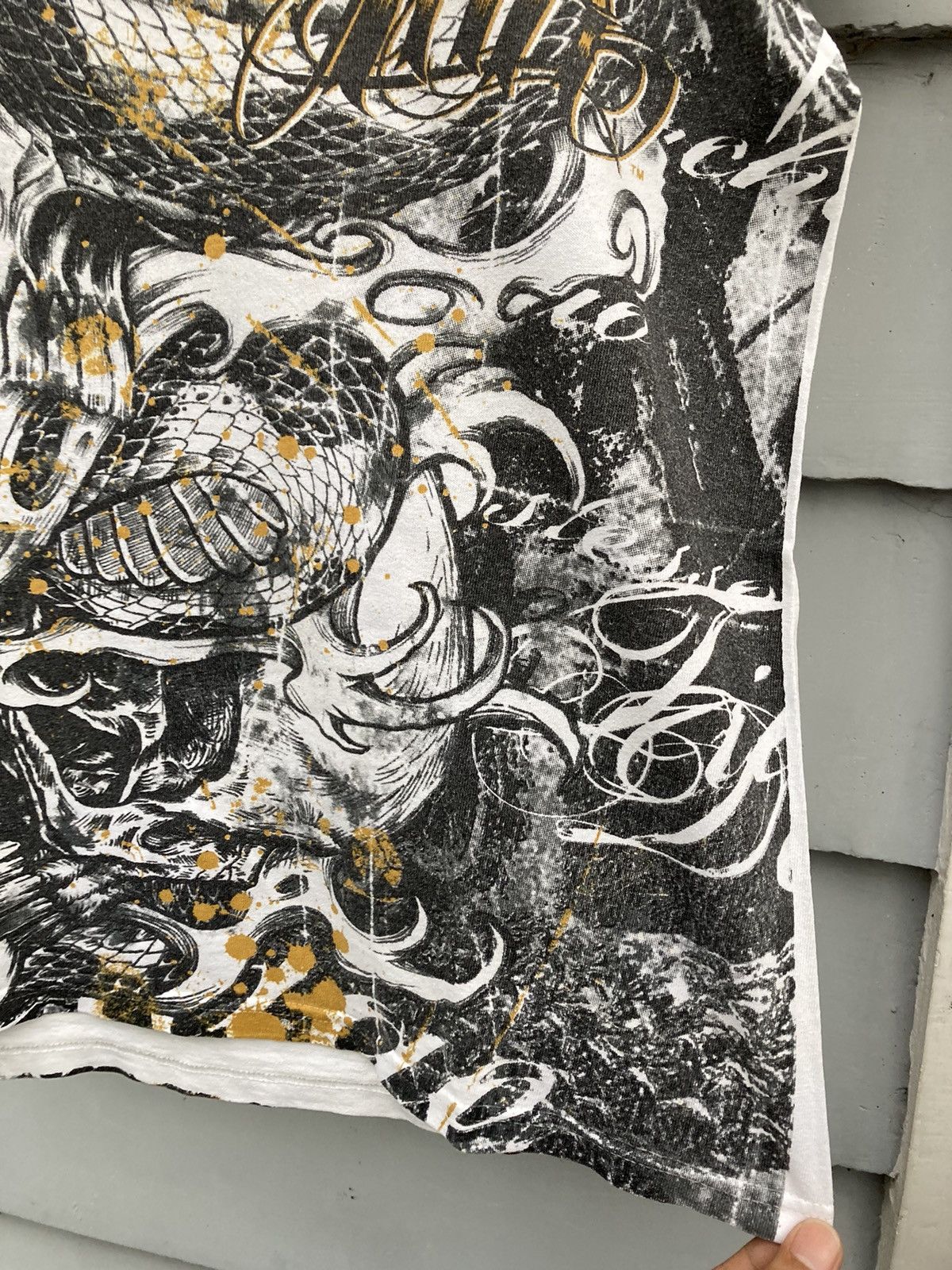 Affliction Miami Ink Tattoo Full All Over Print Damn Sick Graphic Size US L / EU 52-54 / 3 - 6 Thumbnail