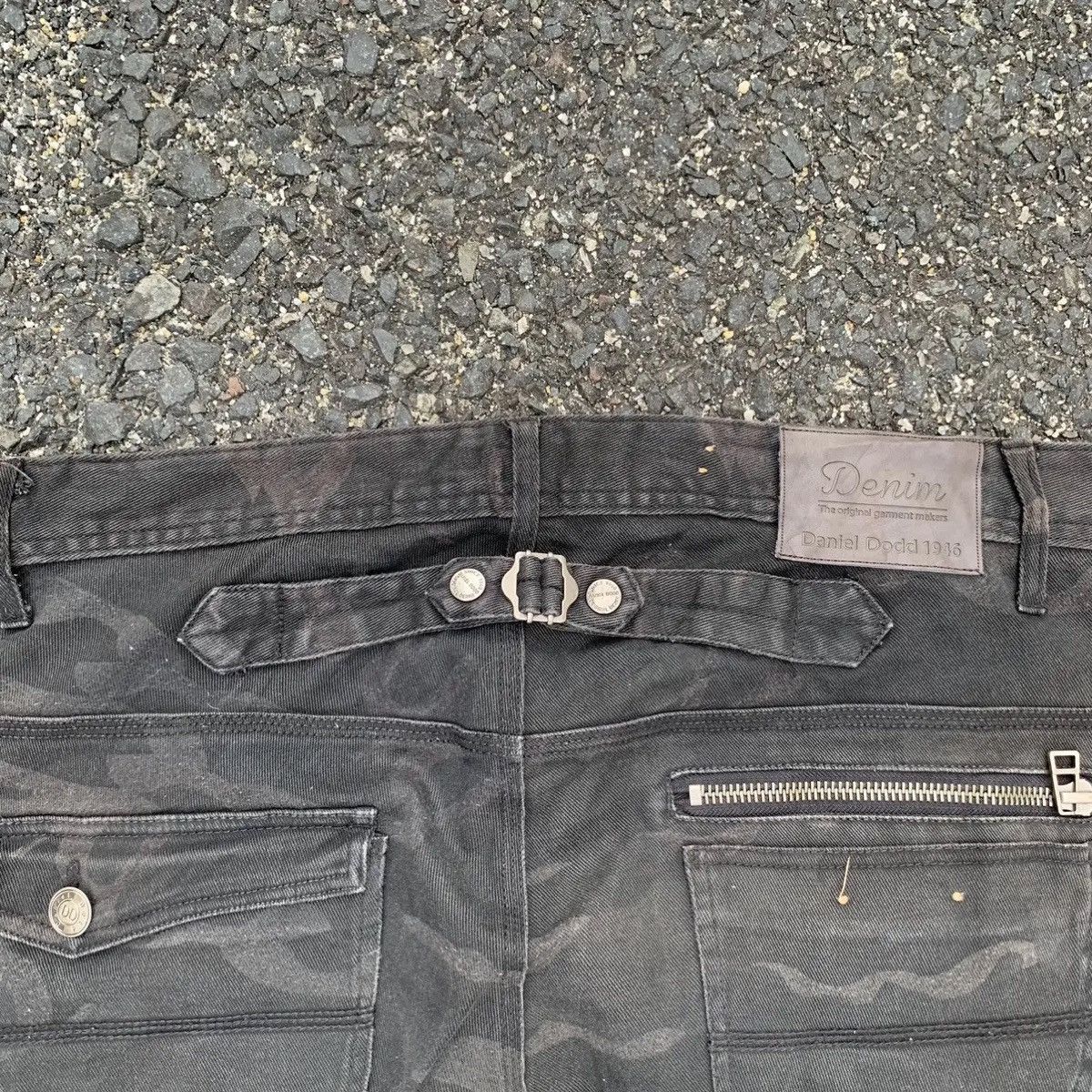 Danier × Hunter × Japanese Brand DanielDopp Camouflage Trousers Baggy Cinch Back Faded Pants Size US 38 / EU 54 - 12 Thumbnail