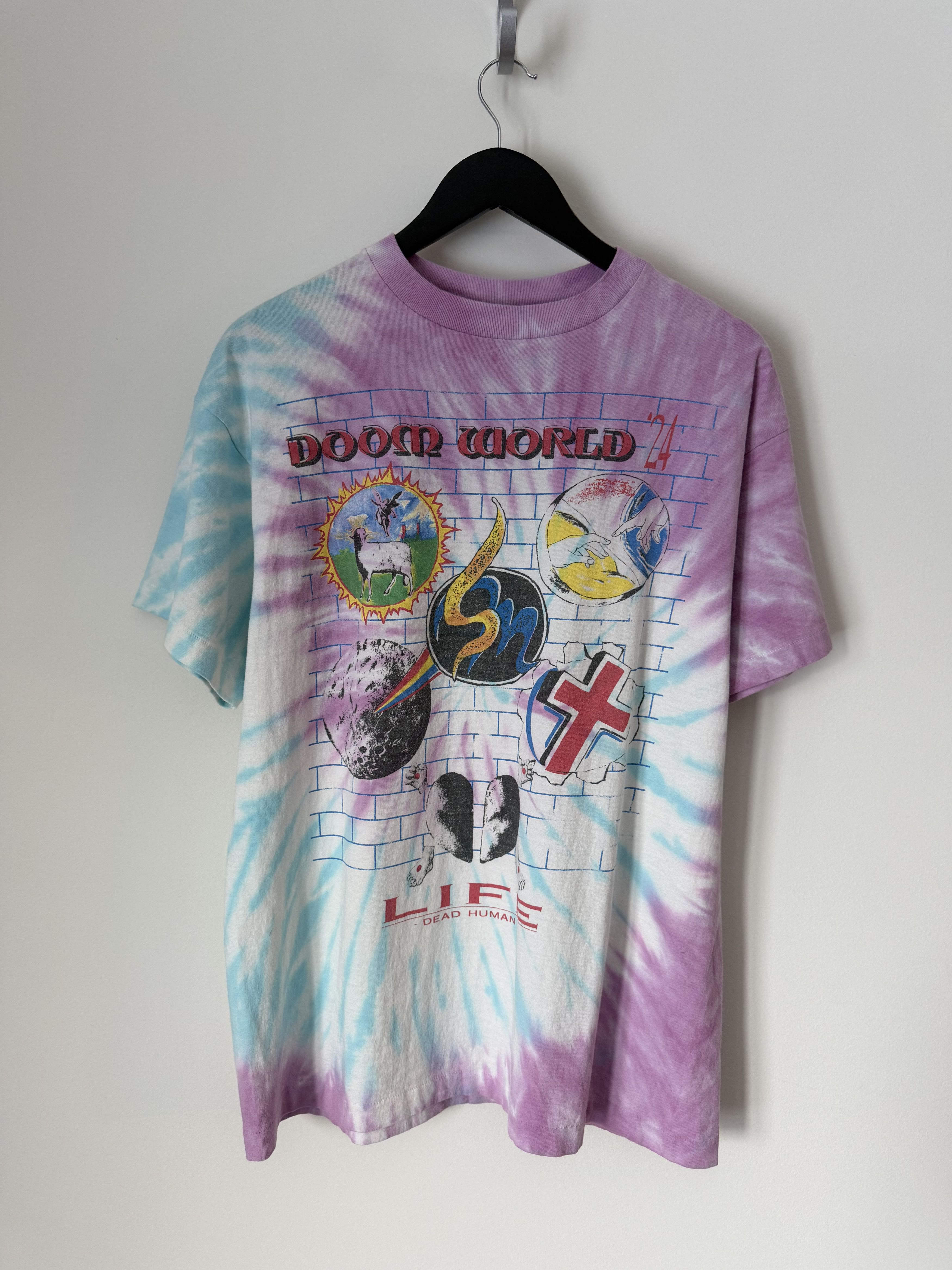 Saint Michael Saint Michael Lastman Doom World Tie Dye Tee Size US M / EU 48-50 / 2 - 1 Thumbnail