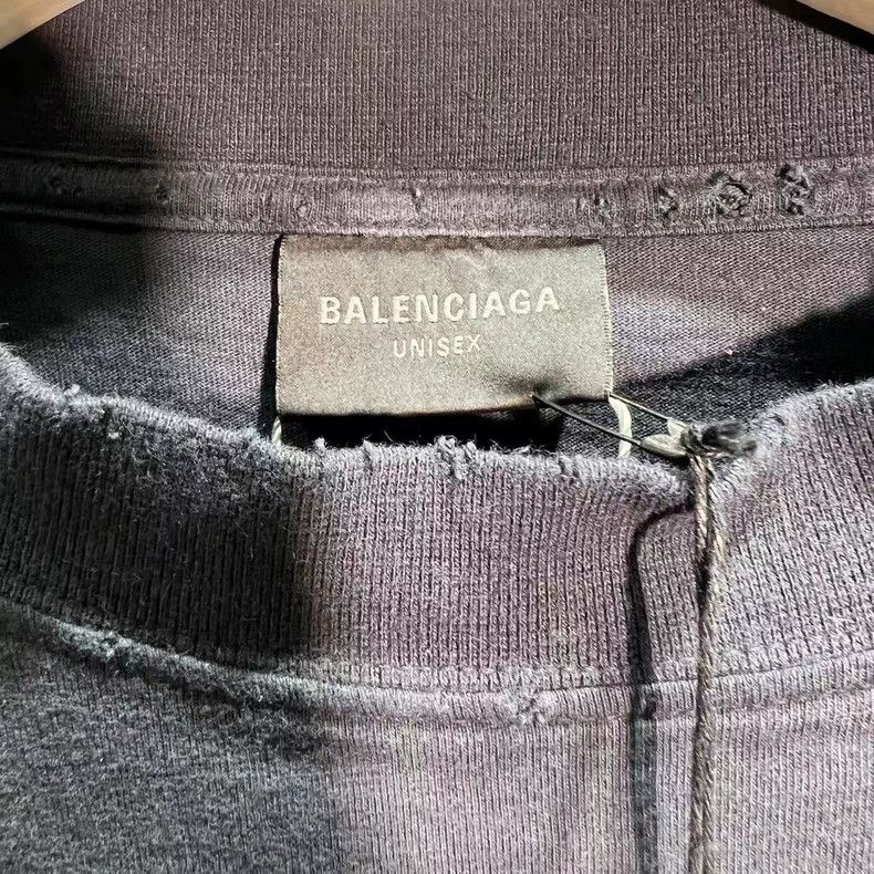Balenciaga Balenciaga Glitter print Logo short sleeves on the chest Size US M / EU 48-50 / 2 - 2 Thumbnail