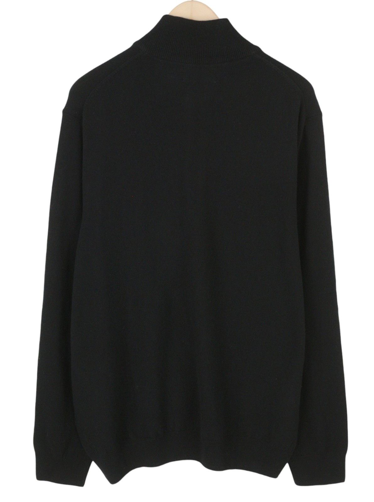 Ralph Lauren BLACK 2XL Half Zip Neck Wool Pullover Jumper 86939 Size US XXL / EU 58 / 5 - 4 Thumbnail