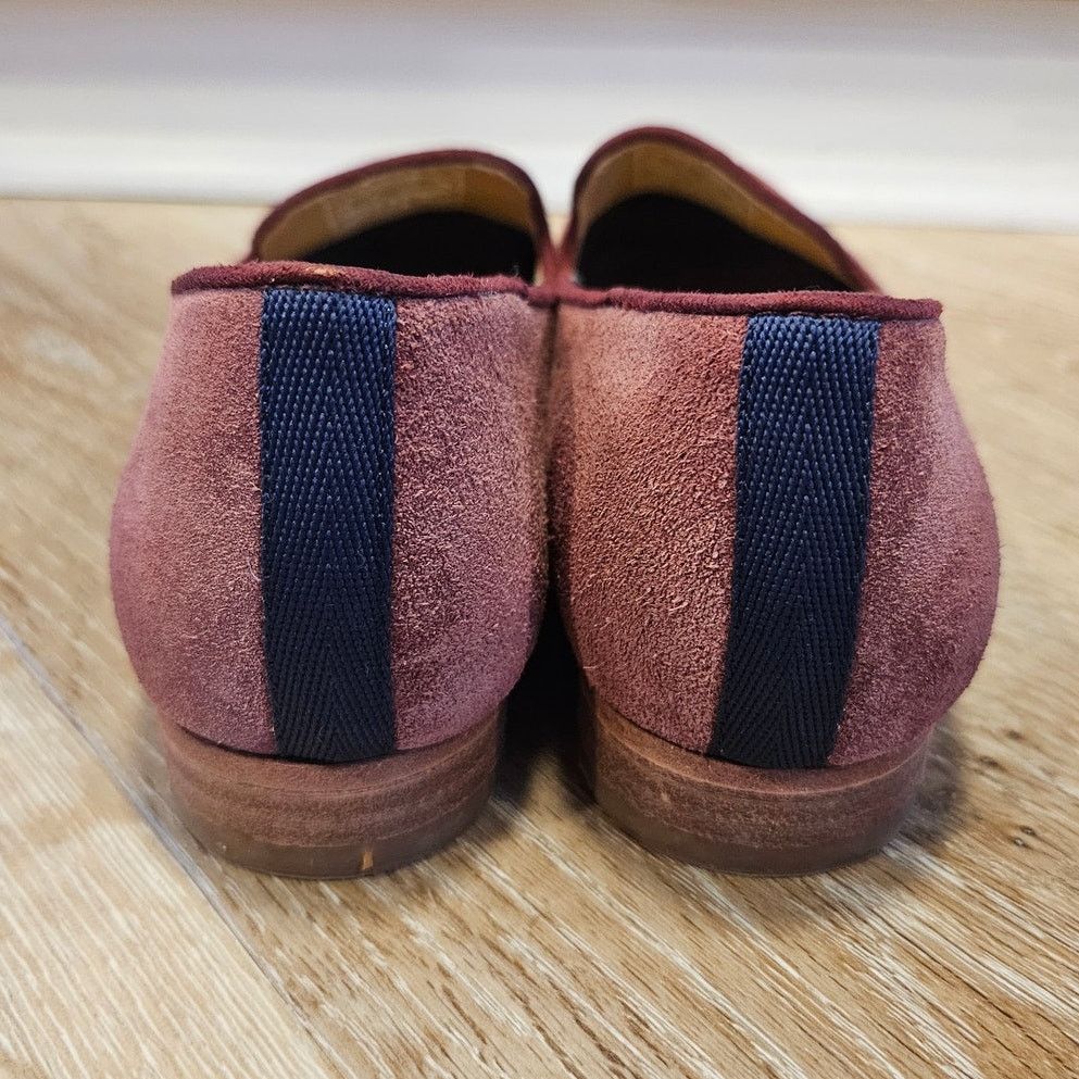 Sebago SEBAGO Wine Suede Leather Hutton Smoking Flat sz 6M Size US 6 / IT 36 - 5 Thumbnail