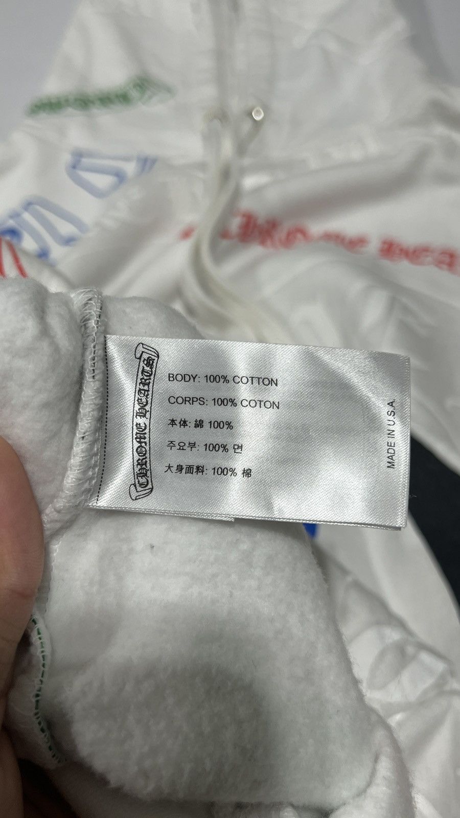Chrome Hearts Chrome Hearts Stencil White Hoodie Size US XS / EU 42 / 0 - 6 Thumbnail