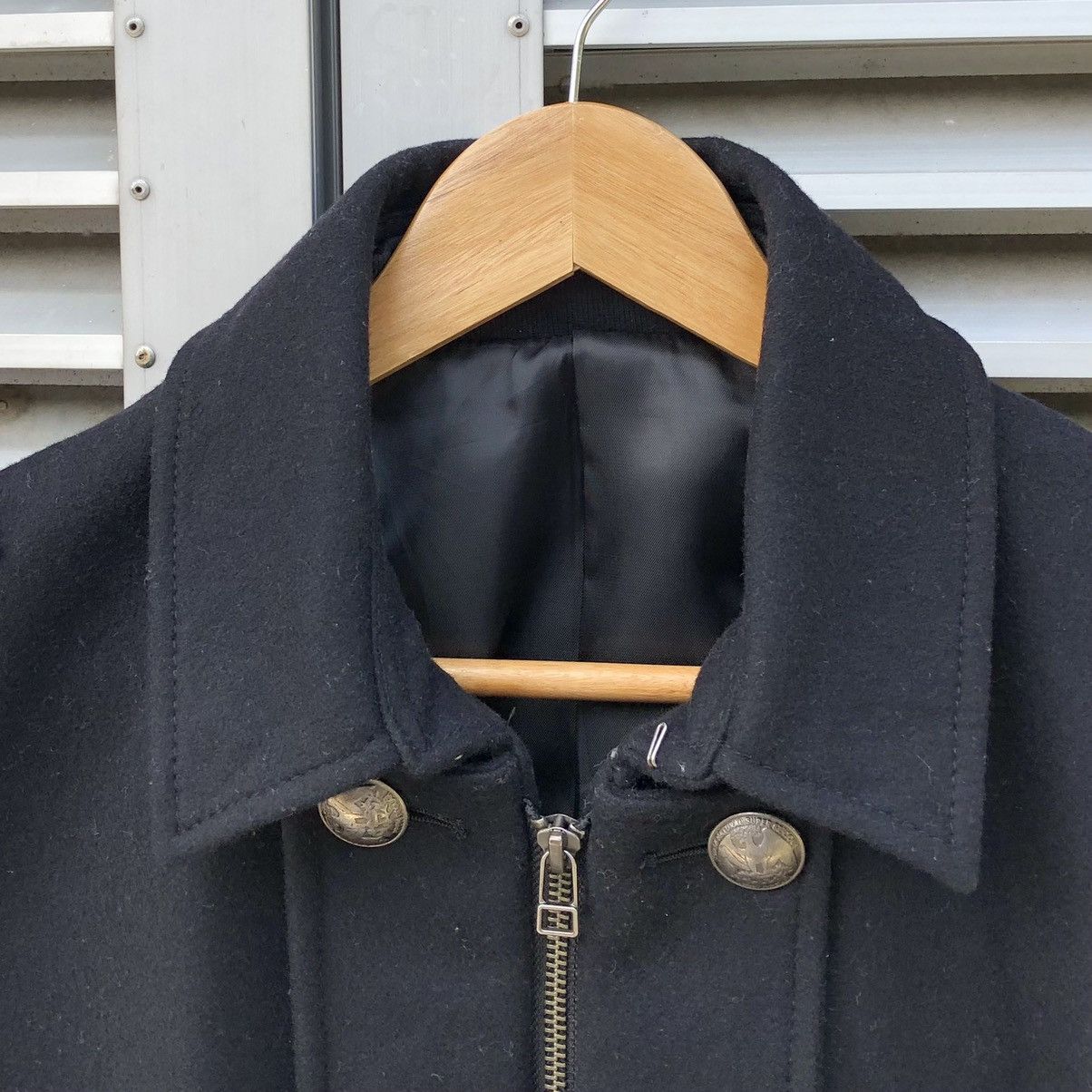 PPFM PPFM Woolen Double Breasted Design Zipper Jacket Size US M / EU 48-50 / 2 - 14 Thumbnail