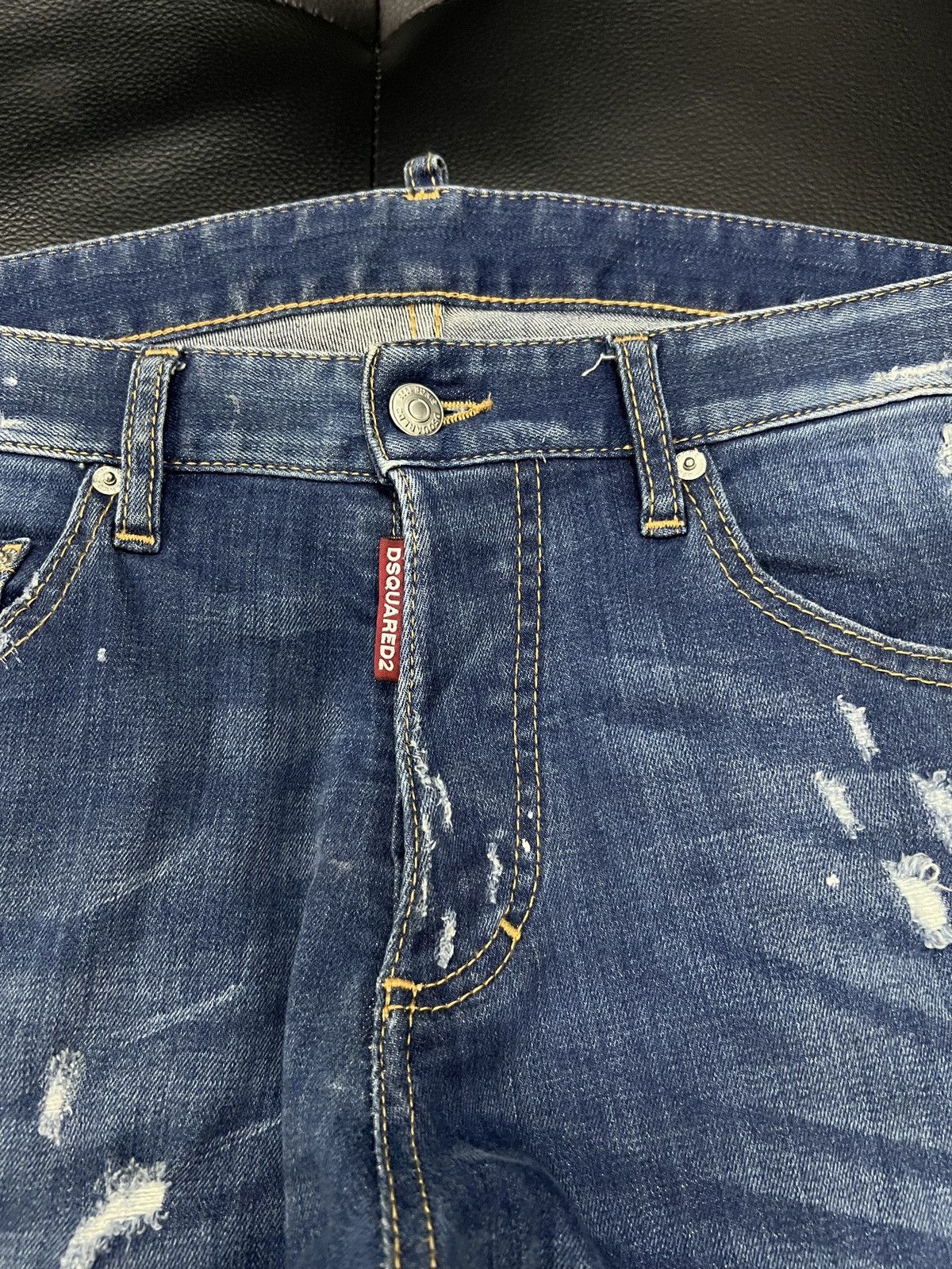 Dsquared2 Dsquared2 2016 Runway Collection: Paint Splatter, Distressed Size US 34 / EU 50 - 5 Thumbnail