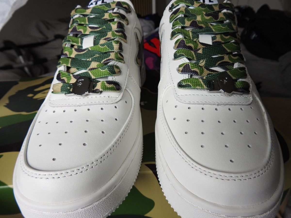 Bape BAPE STA Low White / Green ABC Camo (2024) Size US 10 / EU 43 - 2 Thumbnail