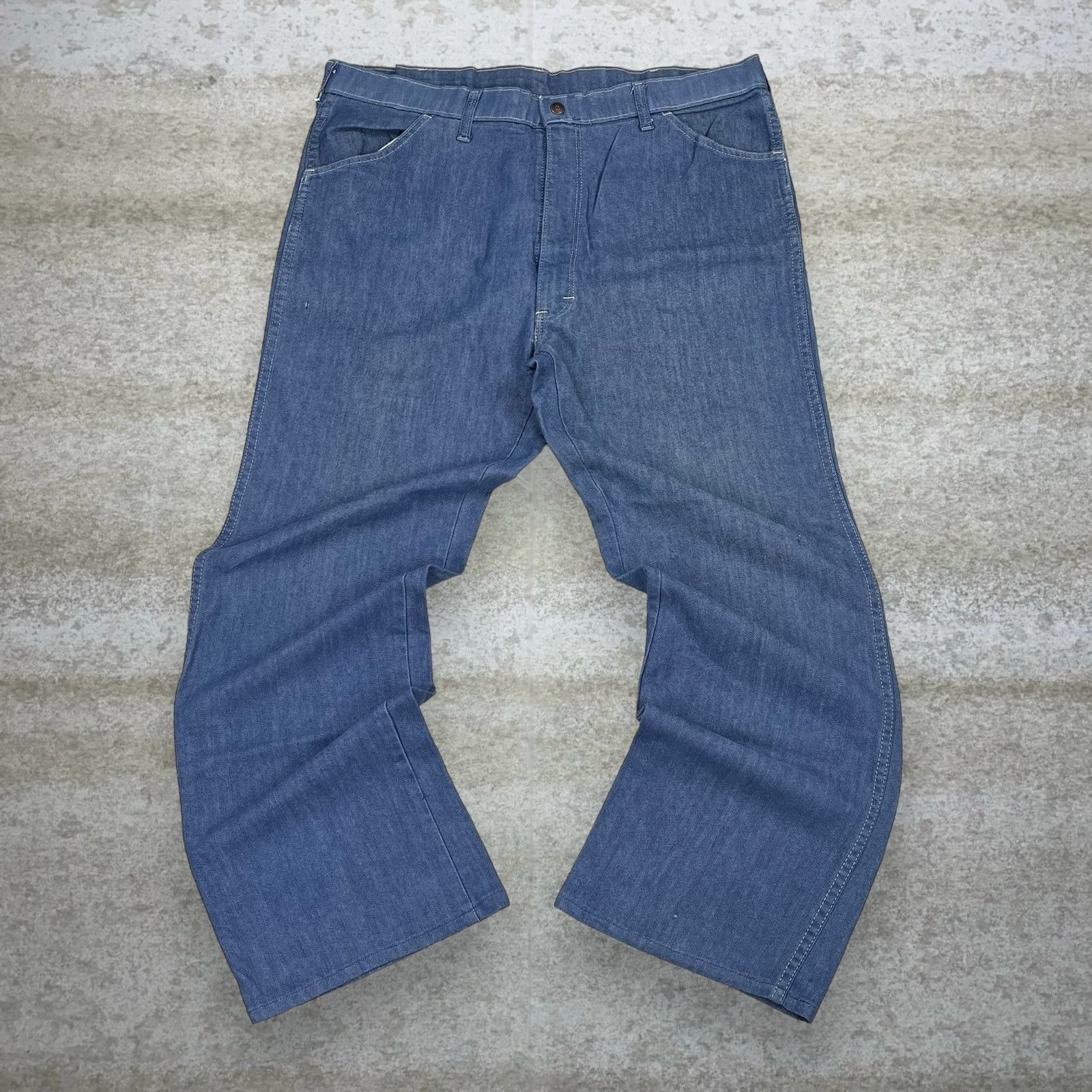 Vintage True Vintage 70s Jeans 38x30 Relaxed Fit Medium Wash Denim Size US 38 / EU 54 - 2 Thumbnail