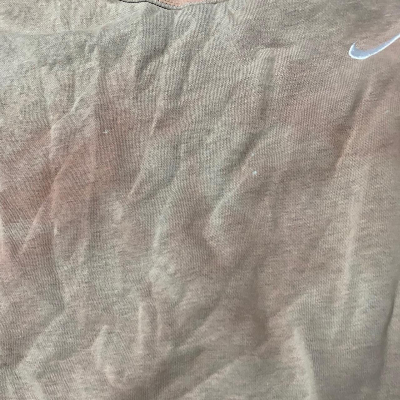 Nike Nike pink and cream cropped sweatshirt Size ONE SIZE - 3 Thumbnail