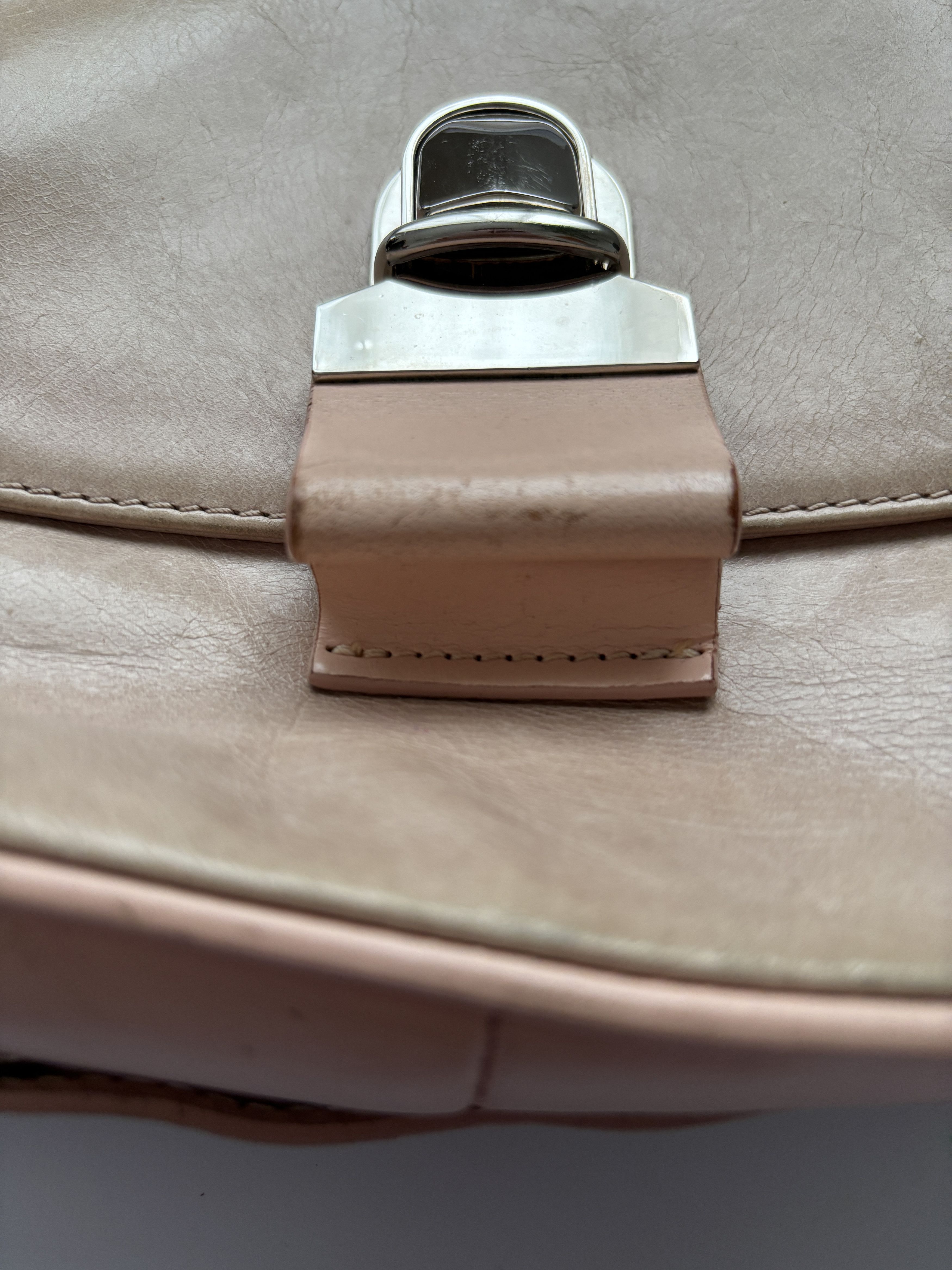 Maison Margiela ⚡️QUICK SALE⚡️2017 Margiela MM6 Beige/Pink Upside Down Bag Size ONE SIZE - 16 Thumbnail