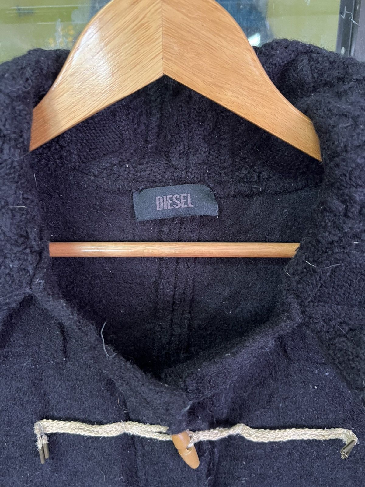 Diesel Diesil Black Jacket Wool Size S / US 4 / IT 40 - 6 Thumbnail