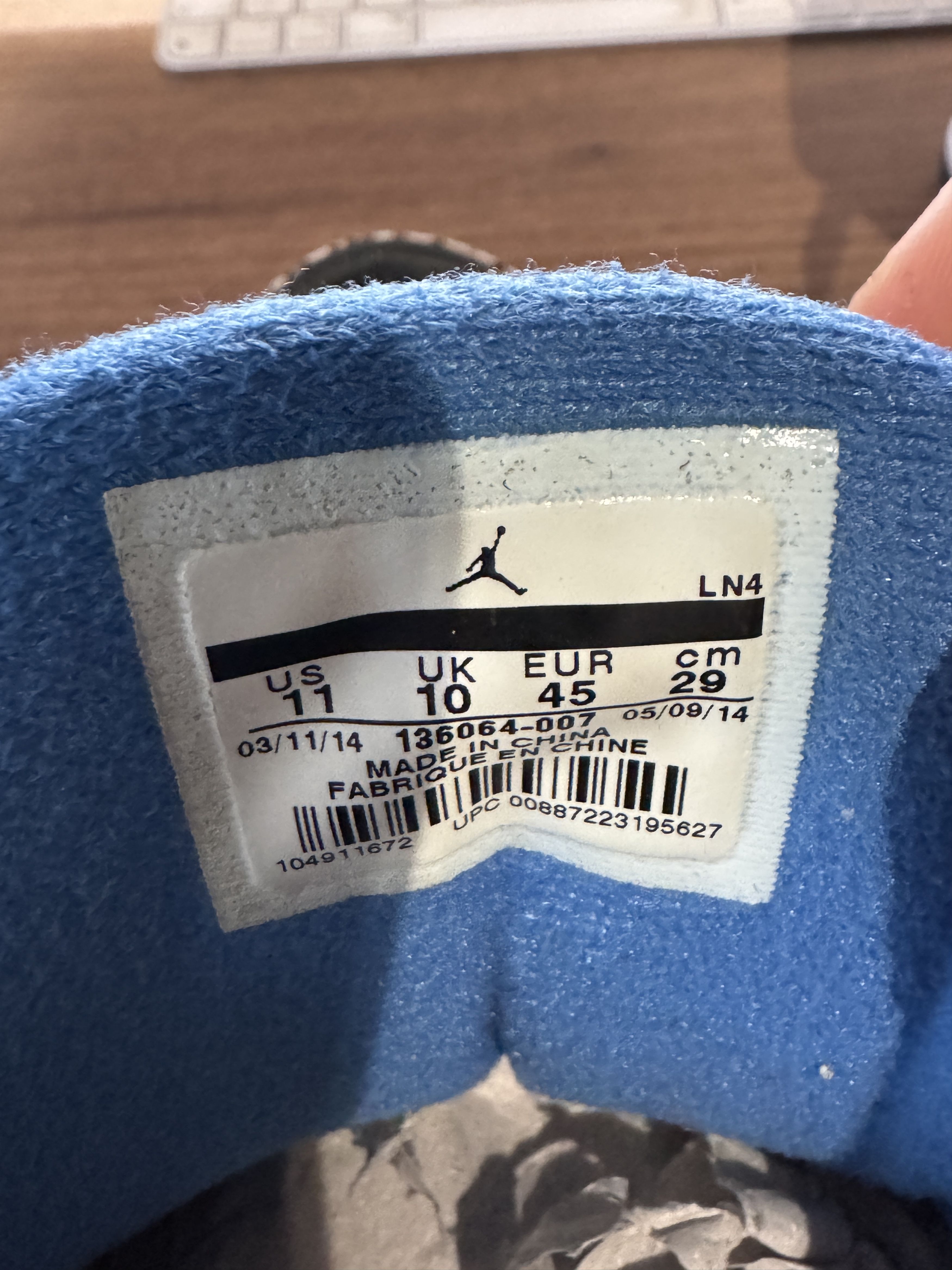 Nike Nike Air Jordan 3 Sport Blue EU 45 US 11 Size US 12 / EU 45 - 8 Thumbnail