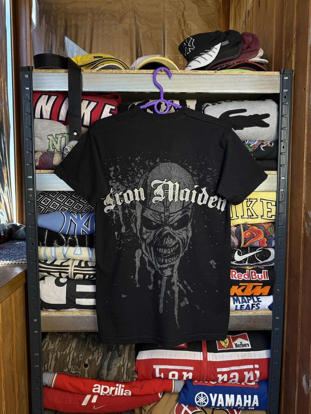 Band Tees Vintage Iron Maiden 2011 The Trooper Y2K Big Logo T-Shirt Size US S / EU 44-46 / 1 - 2 Thumbnail