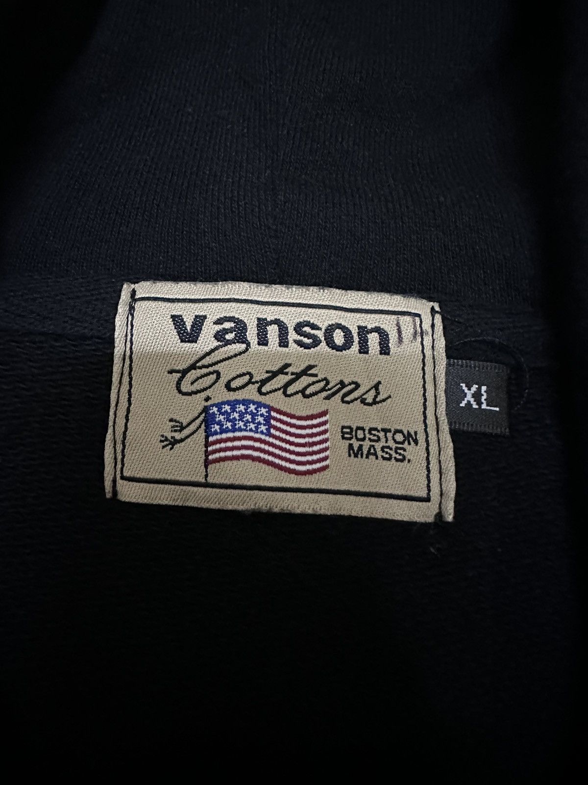 Japanese Brand × Sports Specialties × Vanson Leathers RARE ‼️ Vintage Vanson Leather Crossbones Logo Hoodie Size US M / EU 48-50 / 2 - 4 Thumbnail