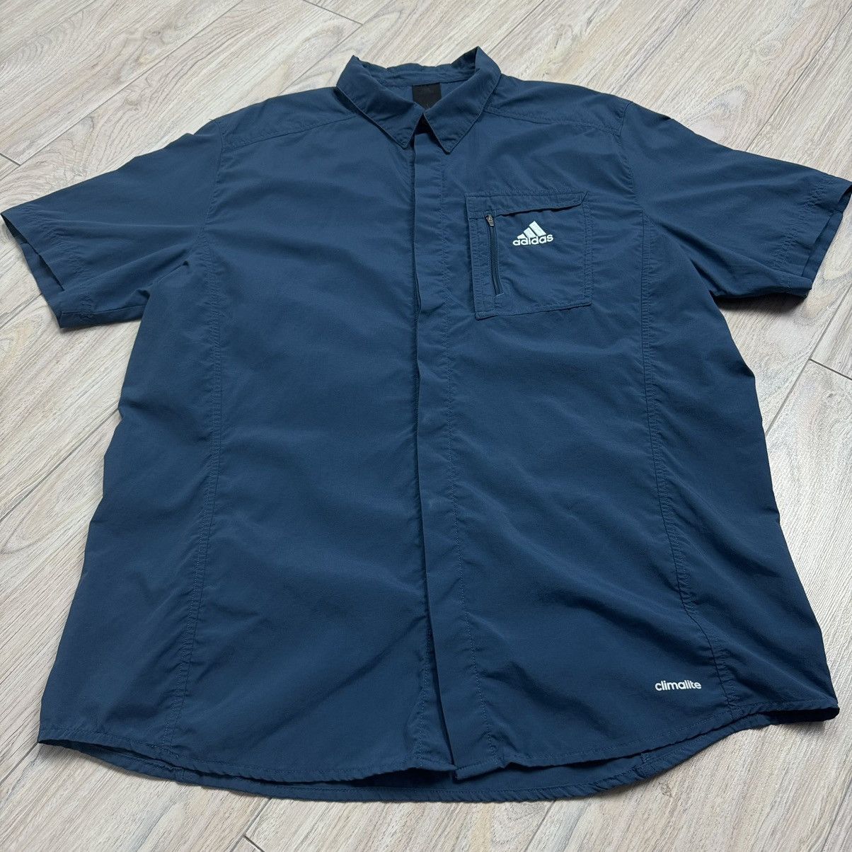 Adidas Vintage Adidas Y2K 00s Short Sleeve Utility Multi Pocket Tee Size US XL / EU 56 / 4 - 4 Thumbnail