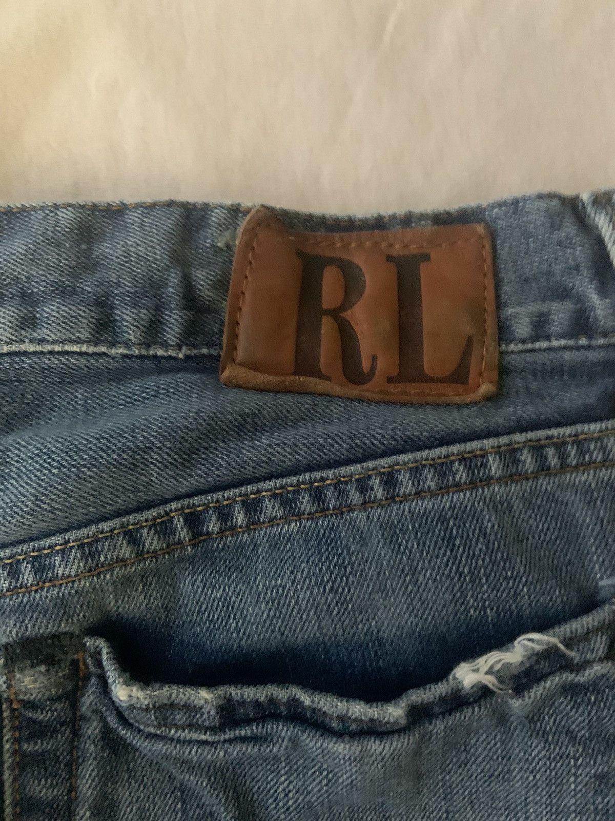image of Vintage Ralph Laurent Jeans 1967 in Blue, Men's (Size 30)