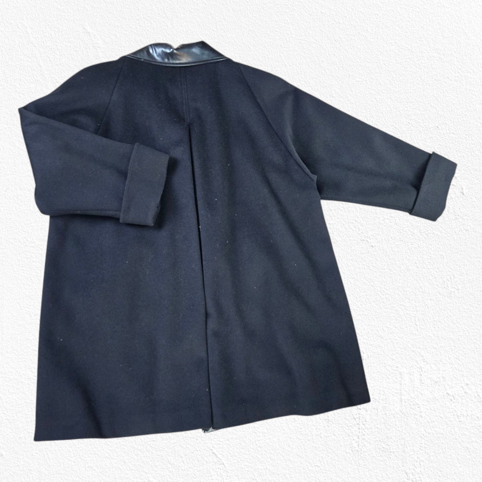 Vintage Vintage 80s Wool Cocoon Coat USA Made Size 12 Size XL / US 12-14 / IT 48-50 - 9 Thumbnail