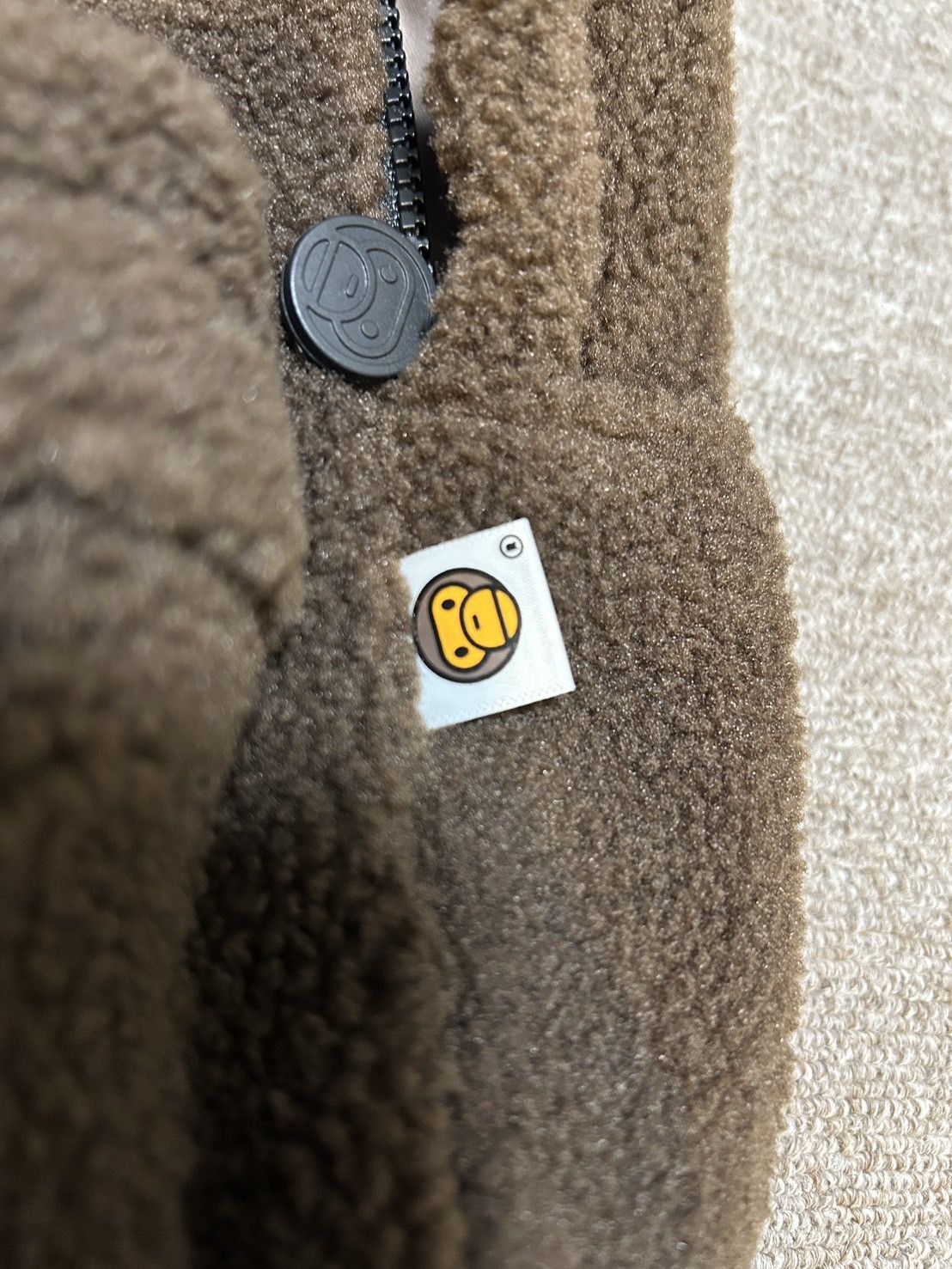 Bape Bape Brown Baby Milo Medium backpack fur Size ONE SIZE - 12 Thumbnail