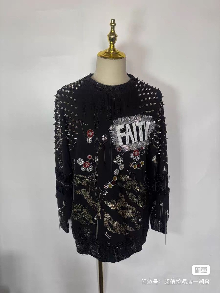 Faith Connexion Faith Connexion studded sequin sweatshirt dior prada Size US M / EU 48-50 / 2 - 3 Thumbnail