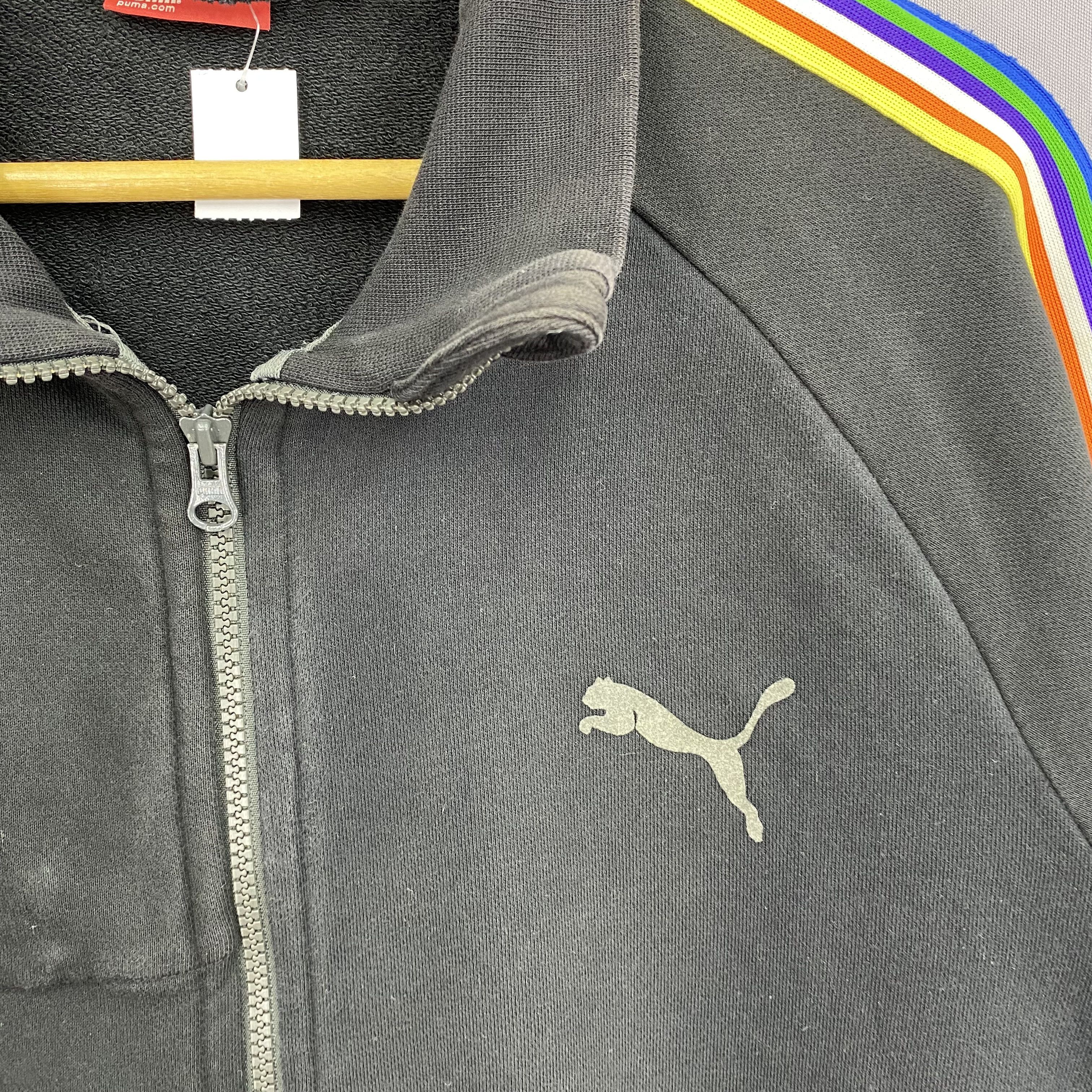 Puma Vintage Y2K Puma Rainbow Sweater Zipper Sweatshirt Jumper Size US S / EU 44-46 / 1 - 5 Thumbnail