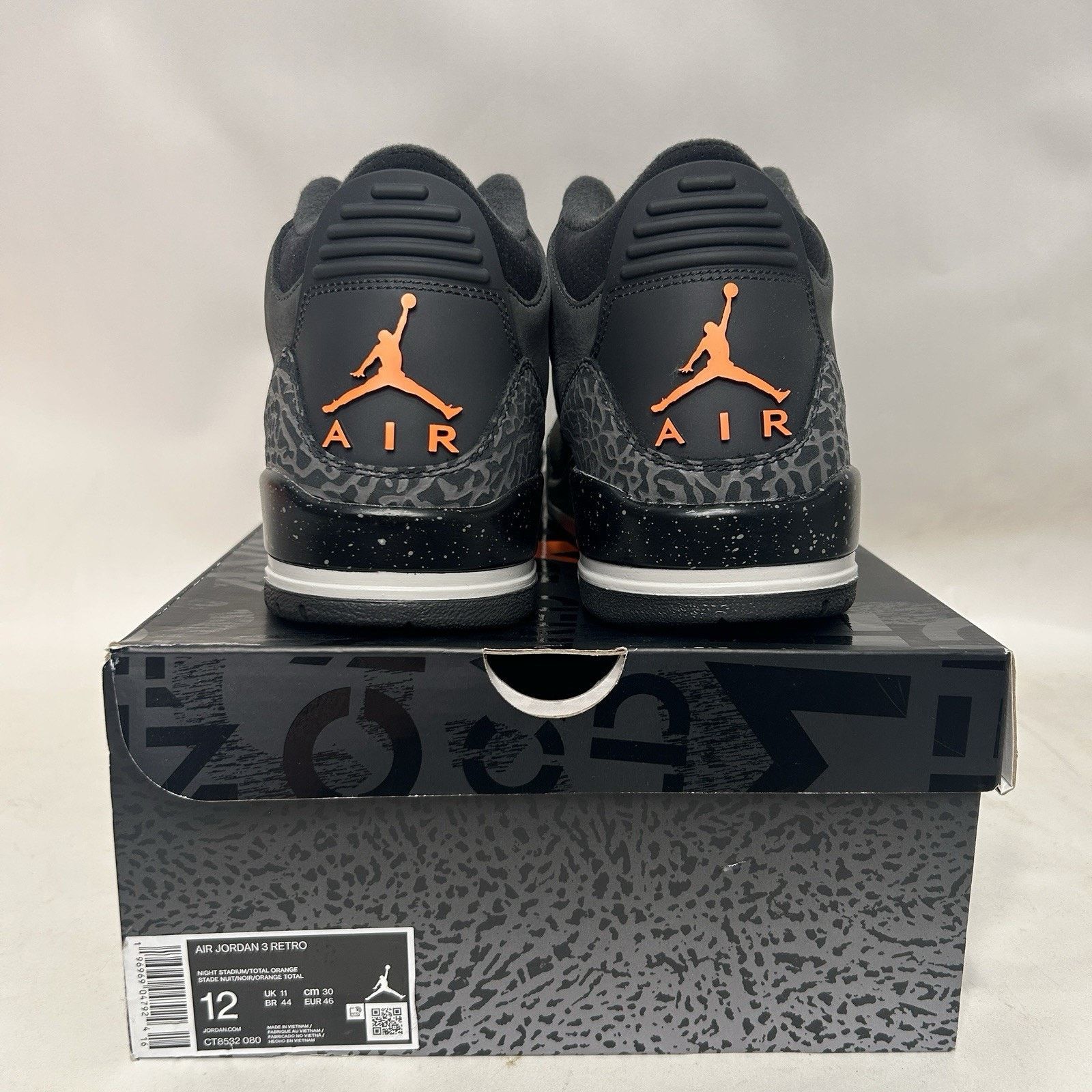 Jordan Brand Nike Air Jordan 3 Retro OG “Fear Pack” Size US 12 / EU 45 - 4 Thumbnail