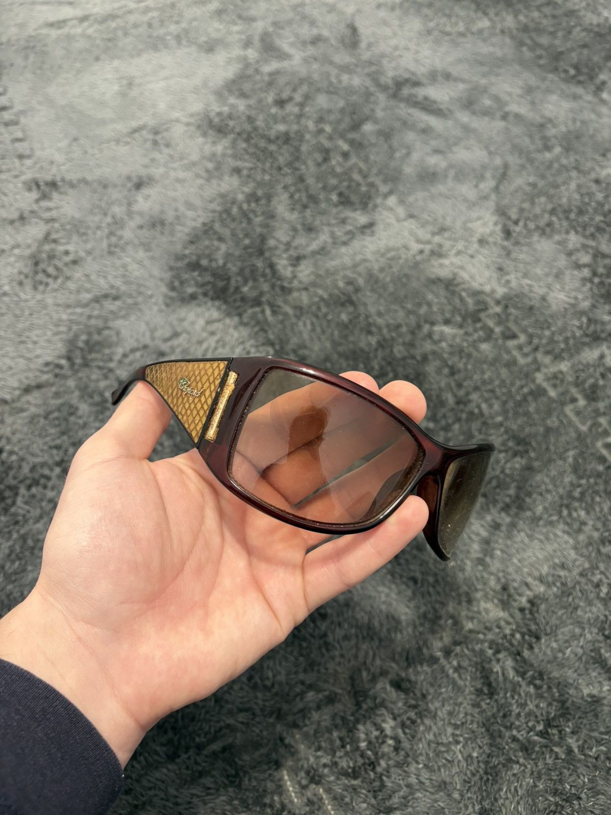 Chopard Vintage Mask Sunglasses Y2K Chopard Italy Size ONE SIZE - 1 Thumbnail