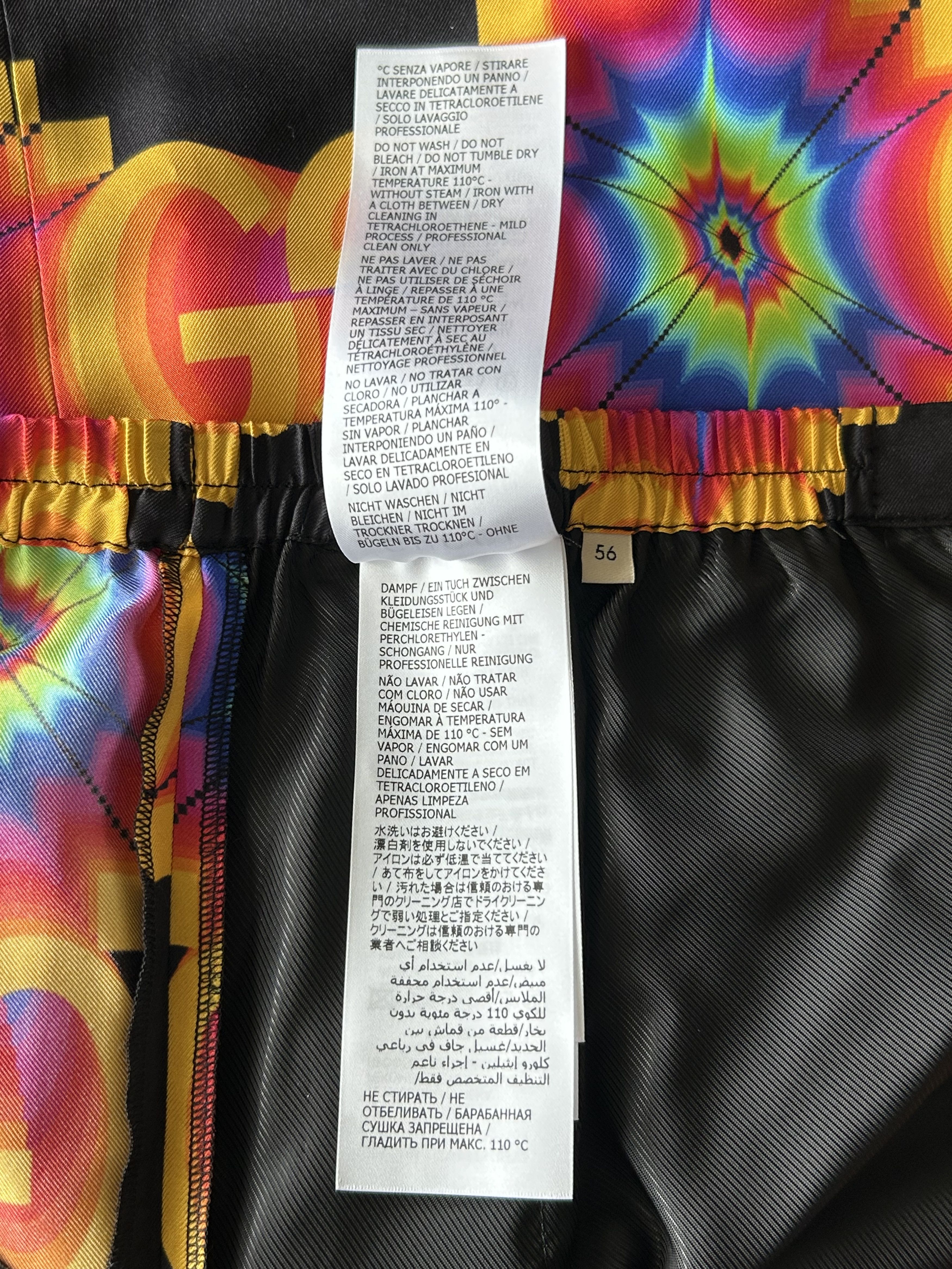 Gucci Gucci Black & Multicolor GG Kaleidoscope Shorts Size US 40 / EU 56 - 5 Thumbnail
