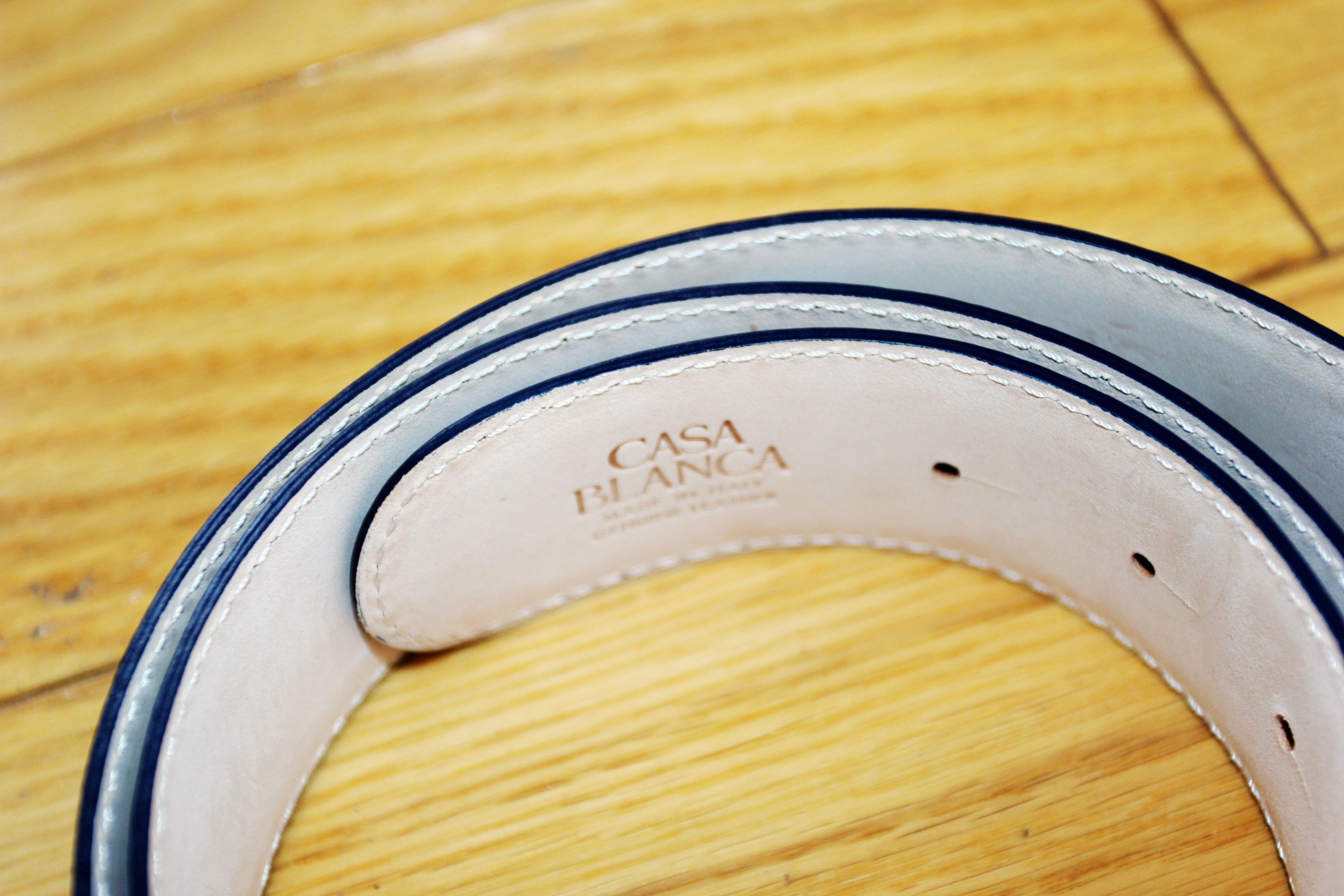 Casablanca BNWT AW24 CASABLANCA CC LOGO BUCKLE BELT 95CM Size ONE SIZE - 5 Thumbnail