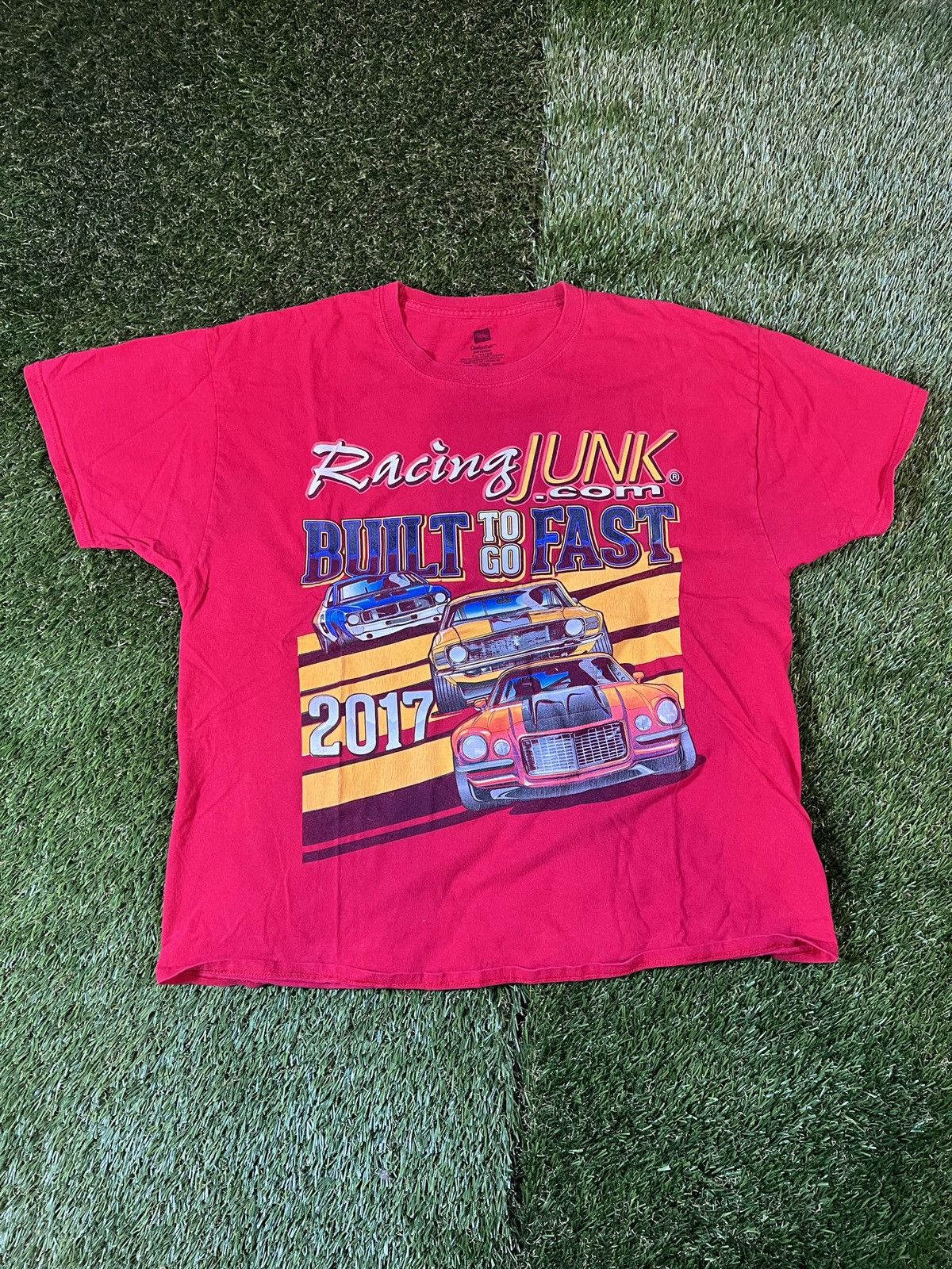 NASCAR × Vintage Vintage Y2K Graphic Ford Hot Rod Racing NASCAR Tee Size US XL / EU 56 / 4 - 1 Thumbnail