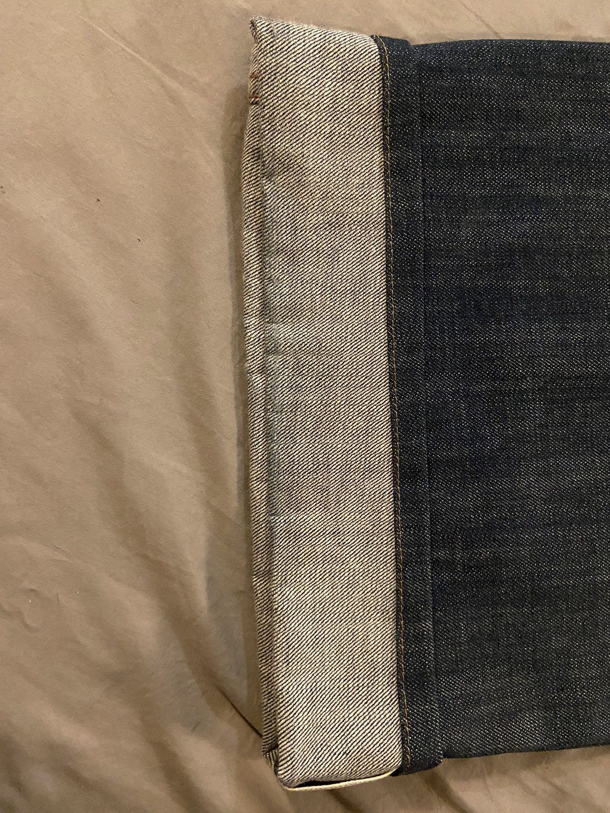 Vintage Discontd indigo selvedge baggy denim Size US 32 / EU 48 - 9 Thumbnail
