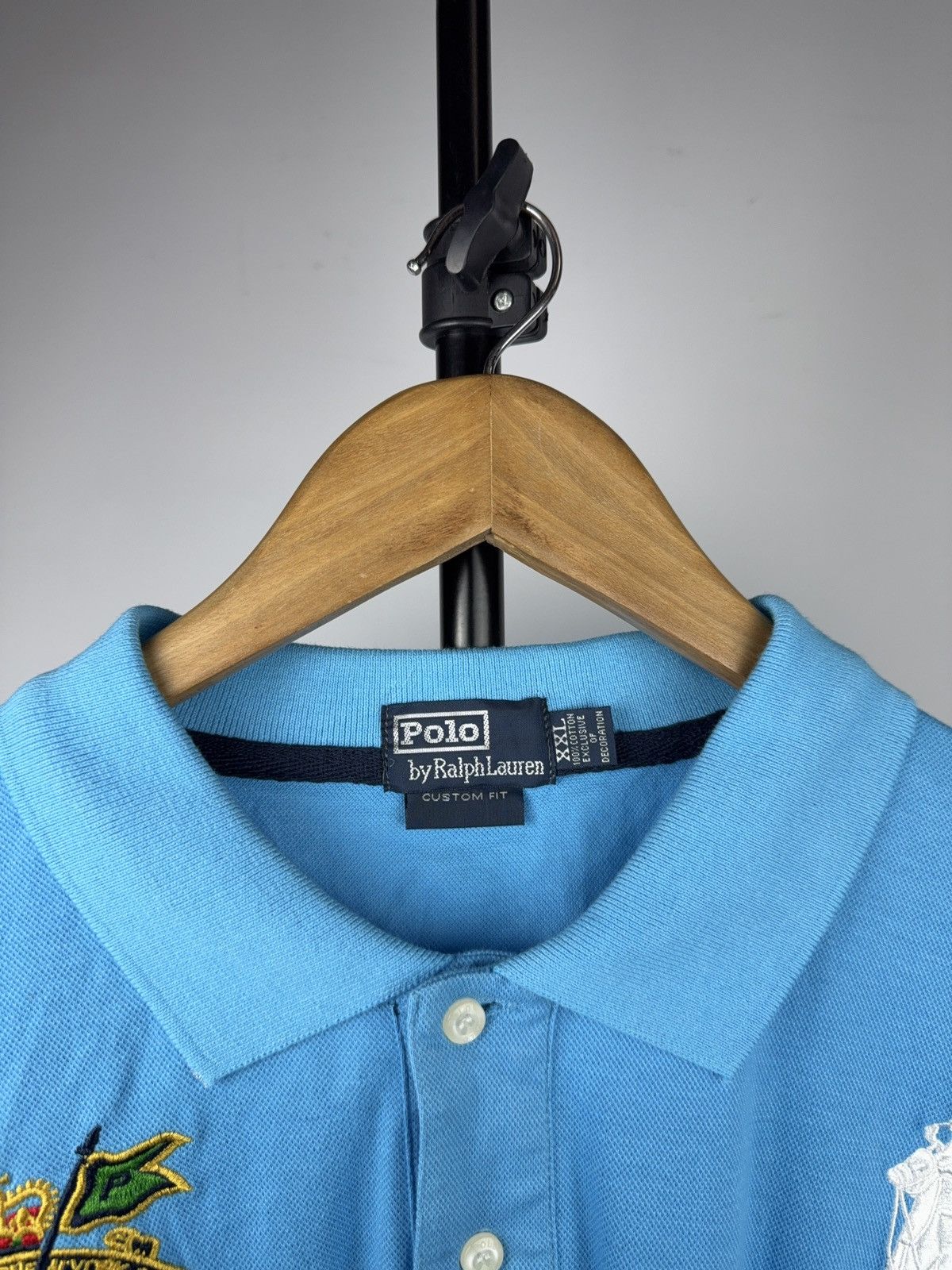Polo Ralph Lauren 90s Retro VNTG Polo Ralph Lauren Big Pony Crest No.3 Polo XL Size US XL / EU 56 / 4 - 5 Thumbnail