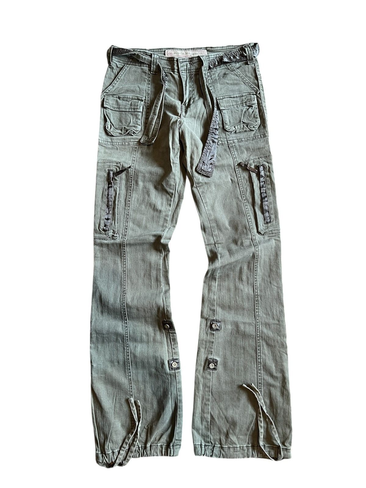 Vintage 1990s Tough Jeansmith Bondage Pants Size 28" / US 6 / IT 42 - 1 Thumbnail