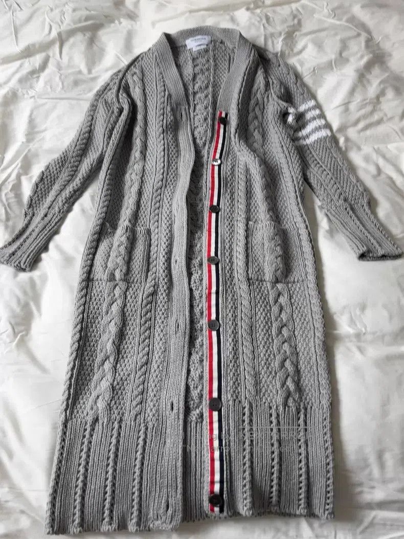 Thom Browne Thom Browne Chunky knitted cardigan Size US XS / EU 42 / 0 - 1 Thumbnail