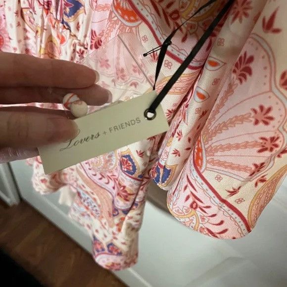 Lovers and Friends Lovers + Friends Epiphany Paisley Romper L NWT Size L / US 10 / IT 46 - 8 Thumbnail
