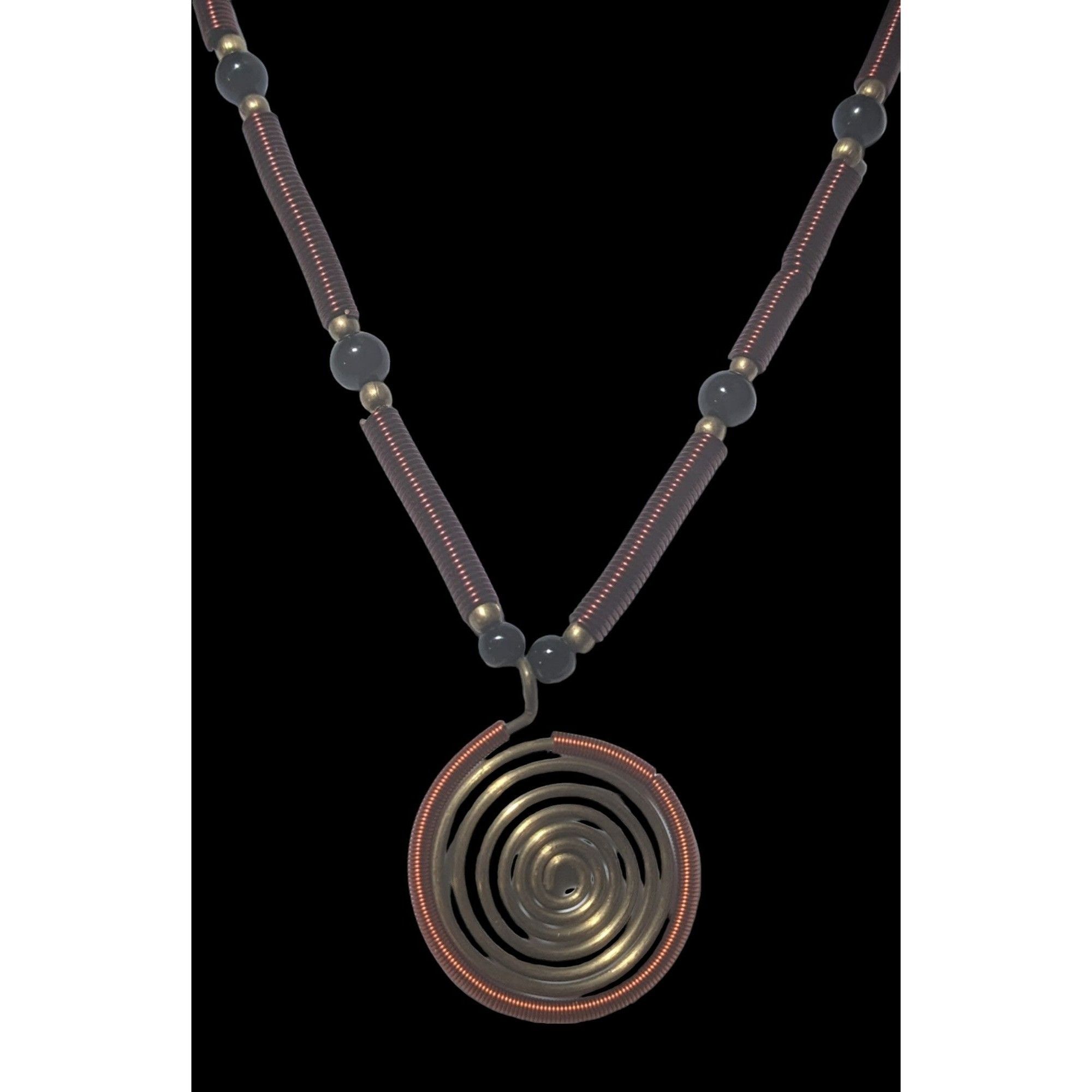 Other Vintage Handmade Wire Wrap Coil Necklace Size ONE SIZE - 6 Thumbnail