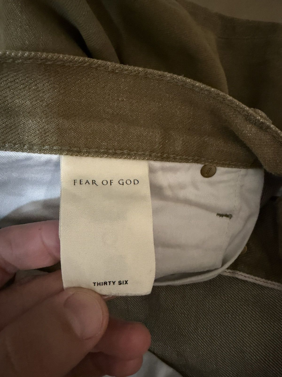 Fear of God Fear Of God Selvedge Jeans Fifth Collection Size 36 Size US 36 / EU 52 - 4 Thumbnail