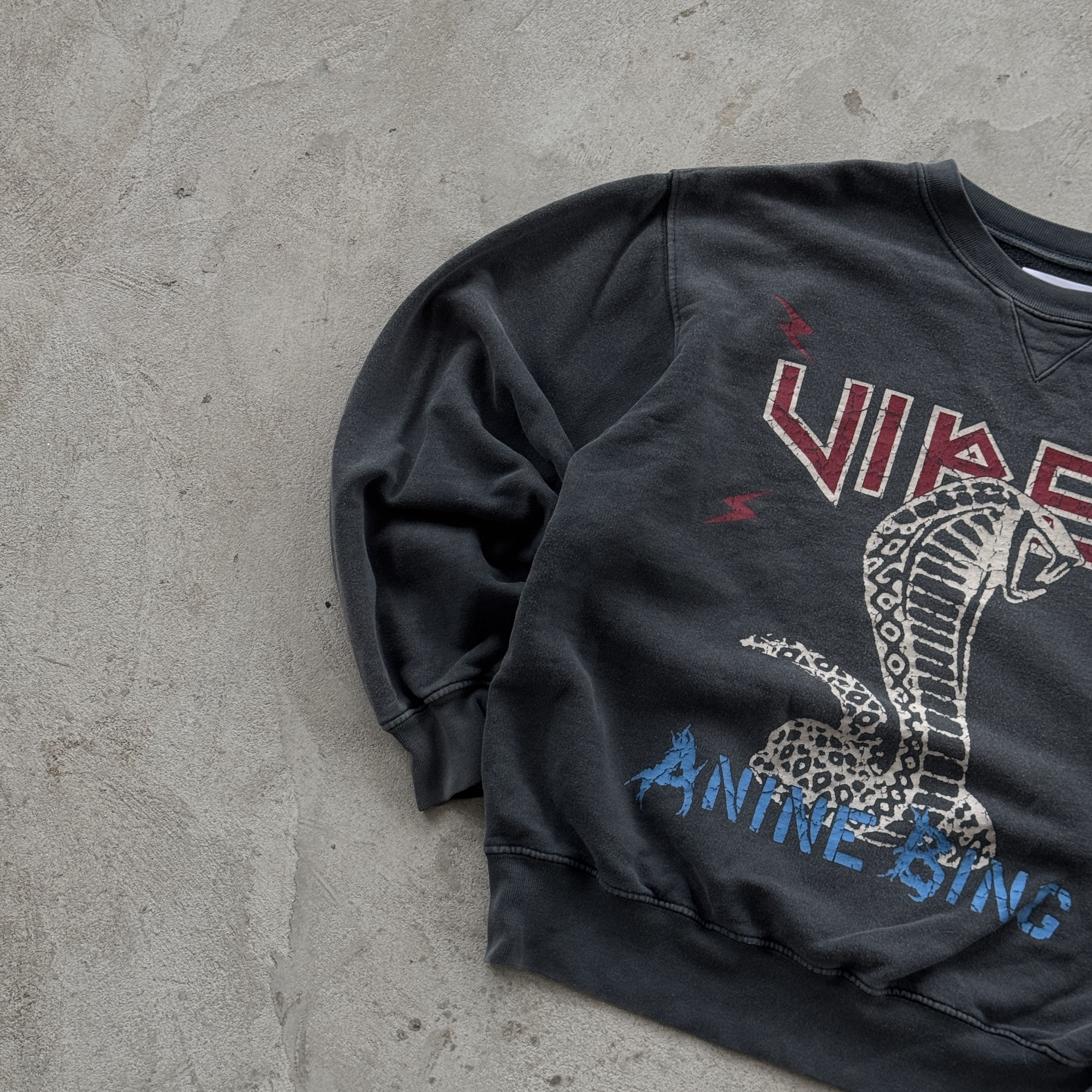 Vintage Vintage 90s Anine Bing Viper Crewneck Sweatshirt Size US XS / EU 42 / 0 - 3 Thumbnail