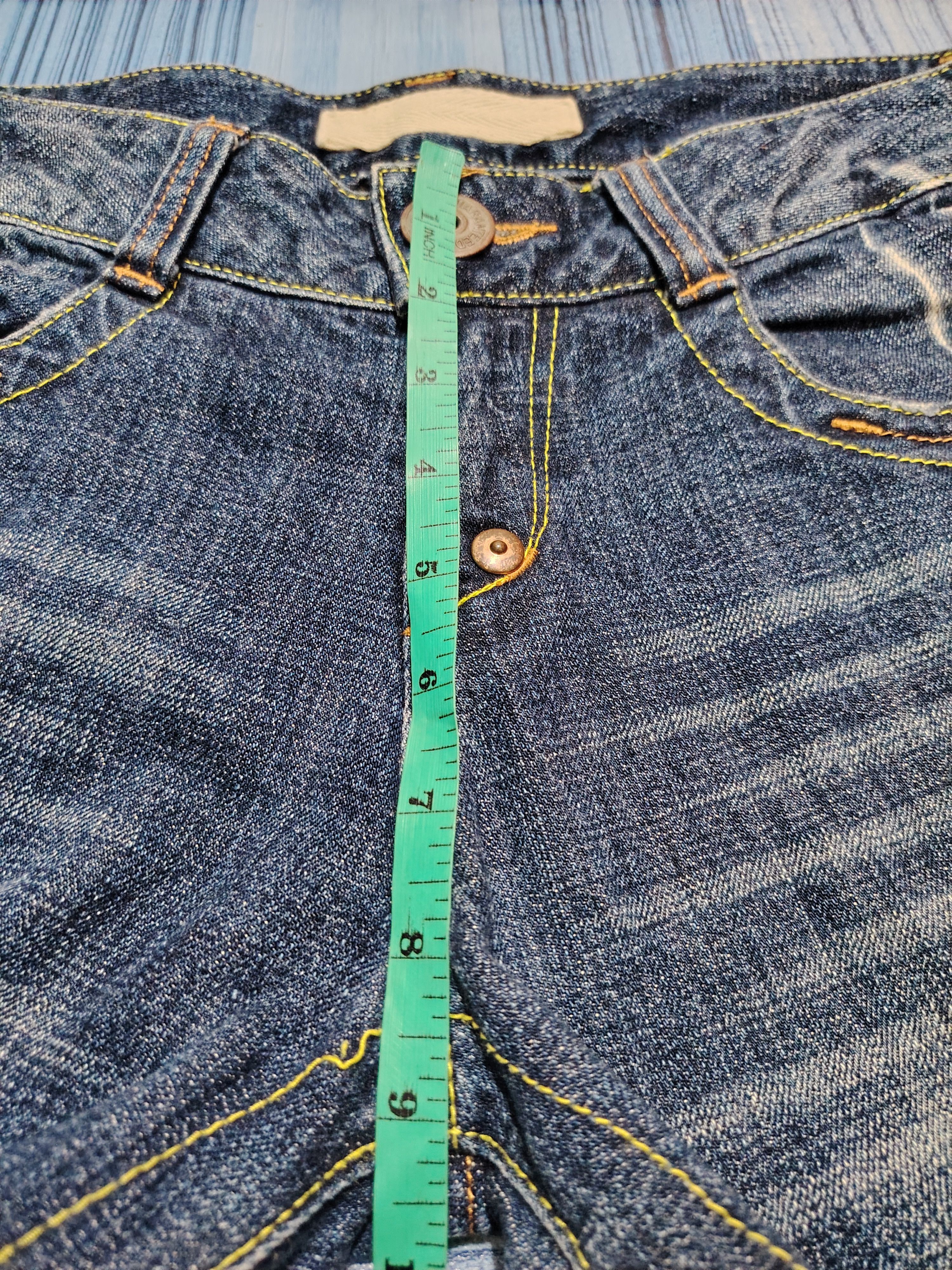 Who Decides War Japanese Saburoku Bell Bottom jeans Flared jeans Size US 31 - 20 Thumbnail