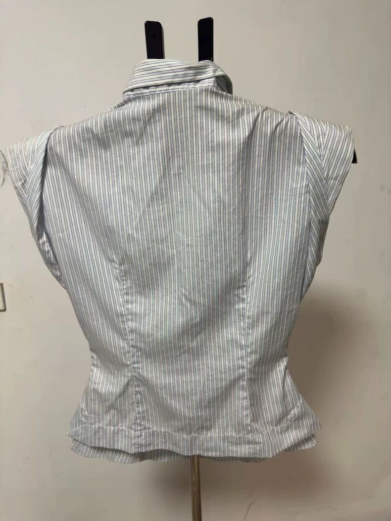 Vivienne Westwood Vivienne Westwood Light blue striped open chest airplane s Size XS / US 0-2 / IT 36-38 - 2 Thumbnail