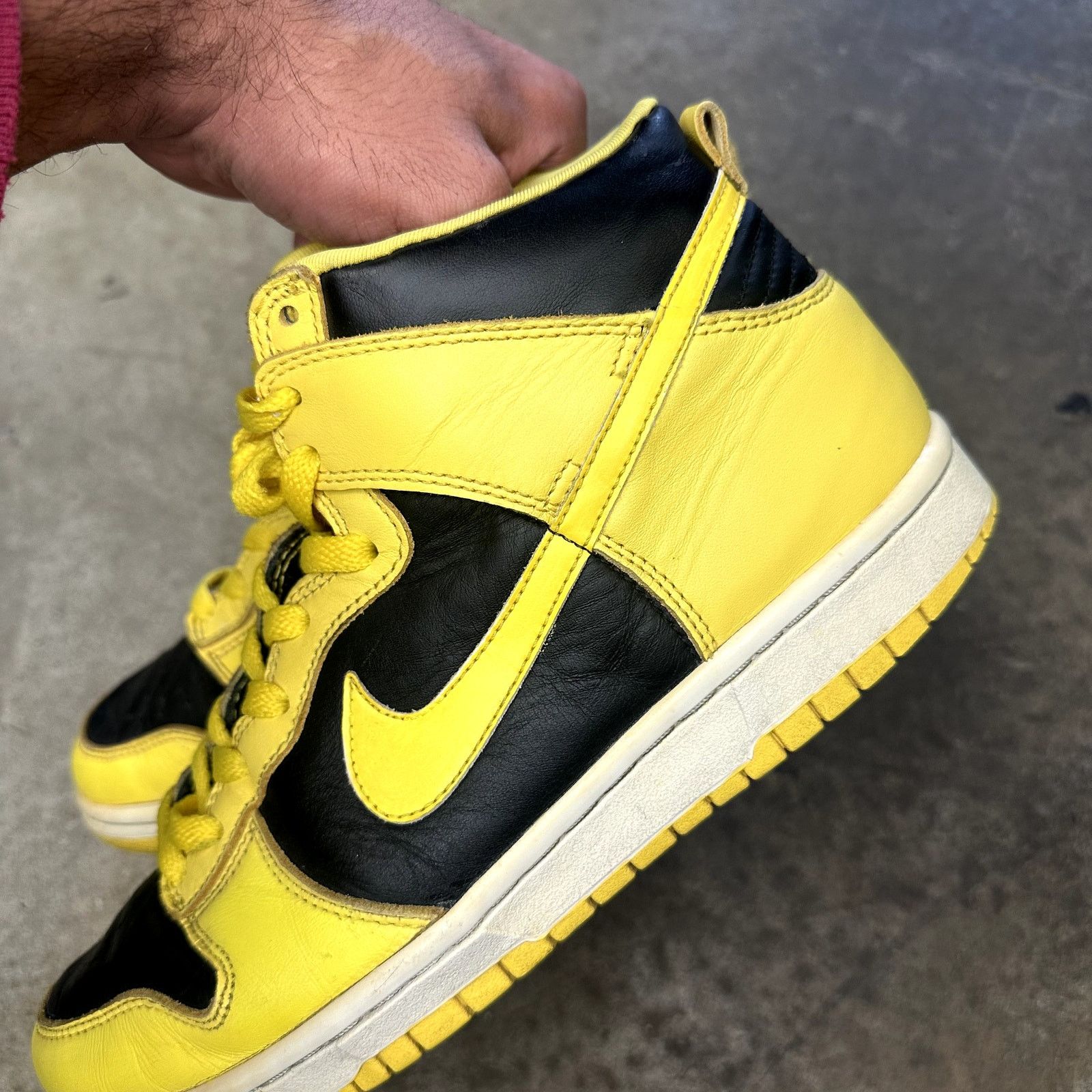 Nike 1999 Nike Dunk Hi 'Golden Rod' Size US 8.5 / EU 41-42 - 8 Thumbnail