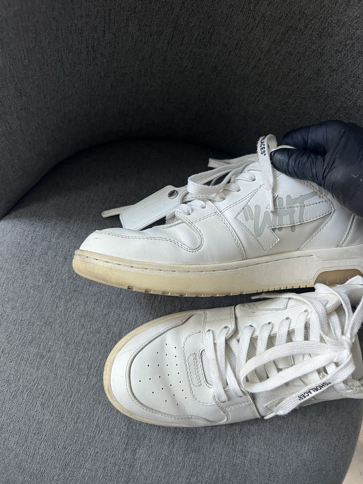 Off-White OFF WHITE Office Sneakers White 42 Size US 9.5 / EU 42-43 - 7 Thumbnail