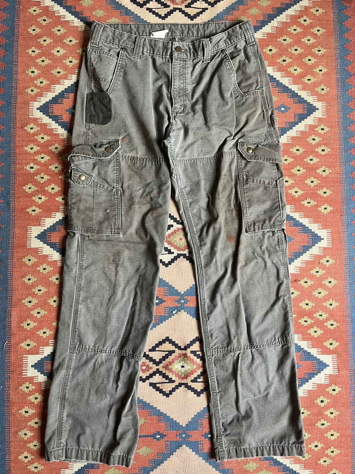 Carhartt Carhartt double knee cargo pants MOS Size US 35 - 1 Thumbnail