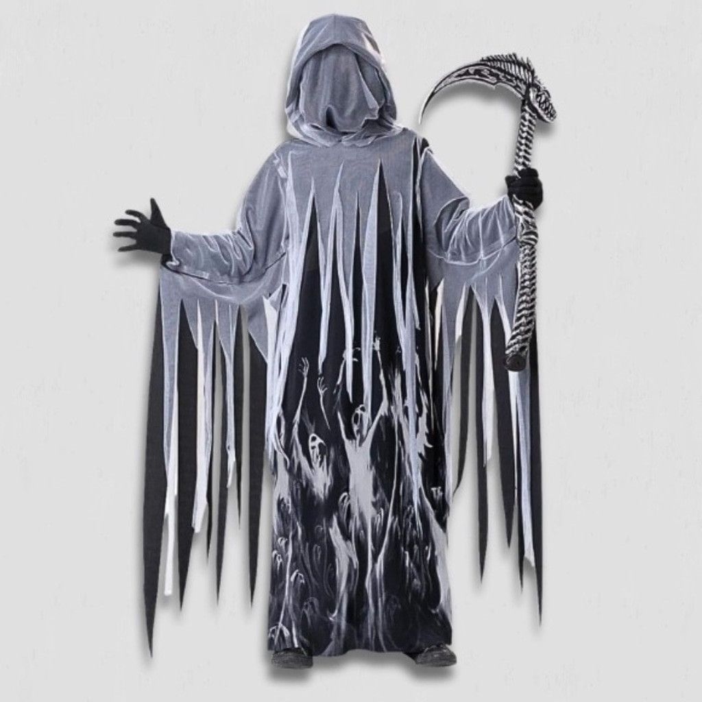 Vintage Spirit Ghoul Soul Eater Halloween Costume Black/Grey/White S Size S / US 4 / IT 40 - 1 Thumbnail