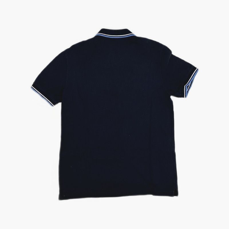 Prada Prada Navy Stripe Logo Polo Shirt-2506 Size US M / EU 48-50 / 2 - 2 Thumbnail