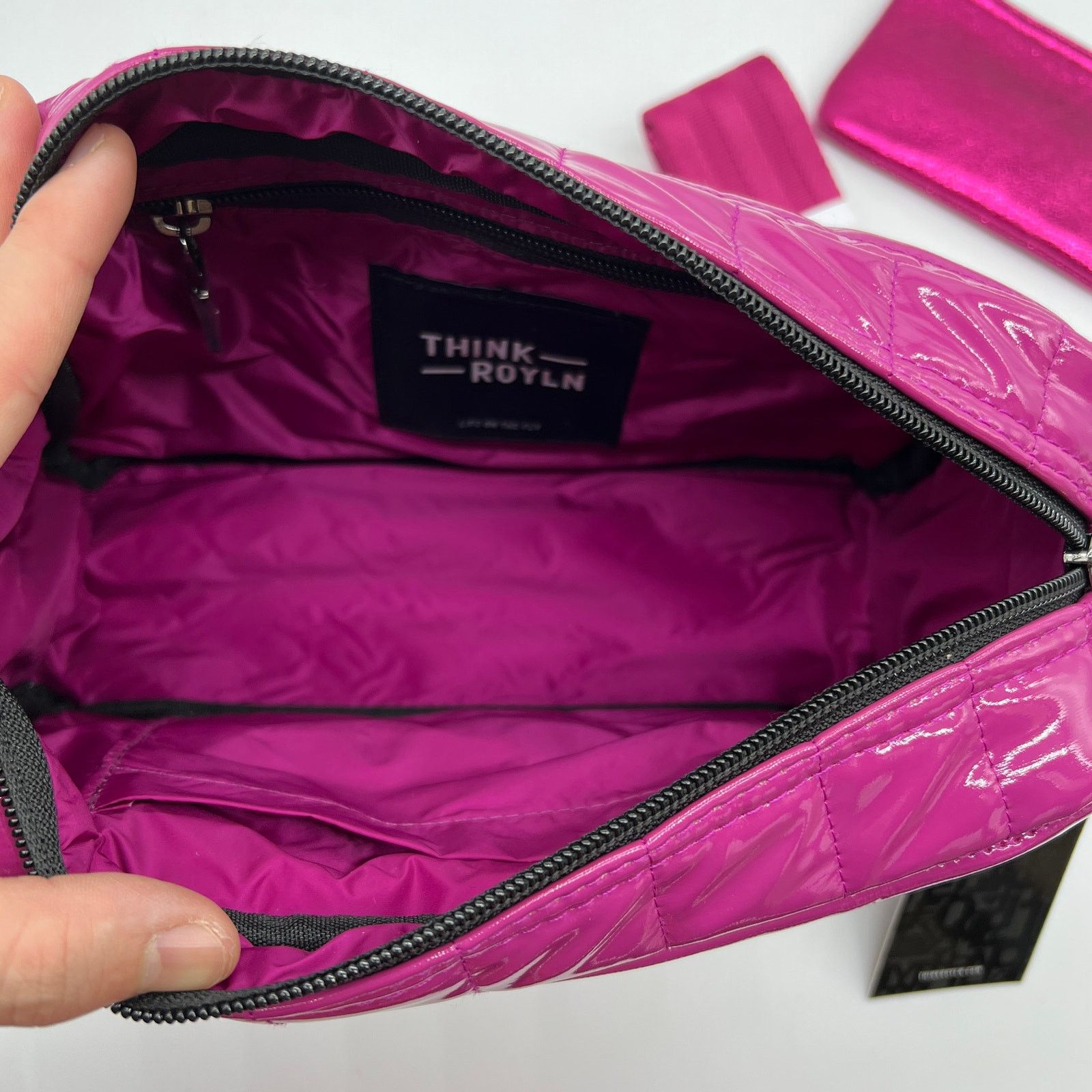 Other Think Royln Margo Crossbody w Crinkle Metallic Luxe Wallet Size ONE SIZE - 9 Thumbnail
