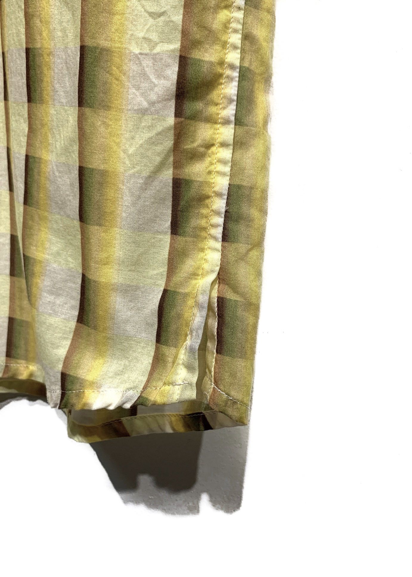 Missoni Missoni Yellow Short Sleeves Pocketed Buttoned Shirt Size US L / EU 52-54 / 3 - 7 Thumbnail