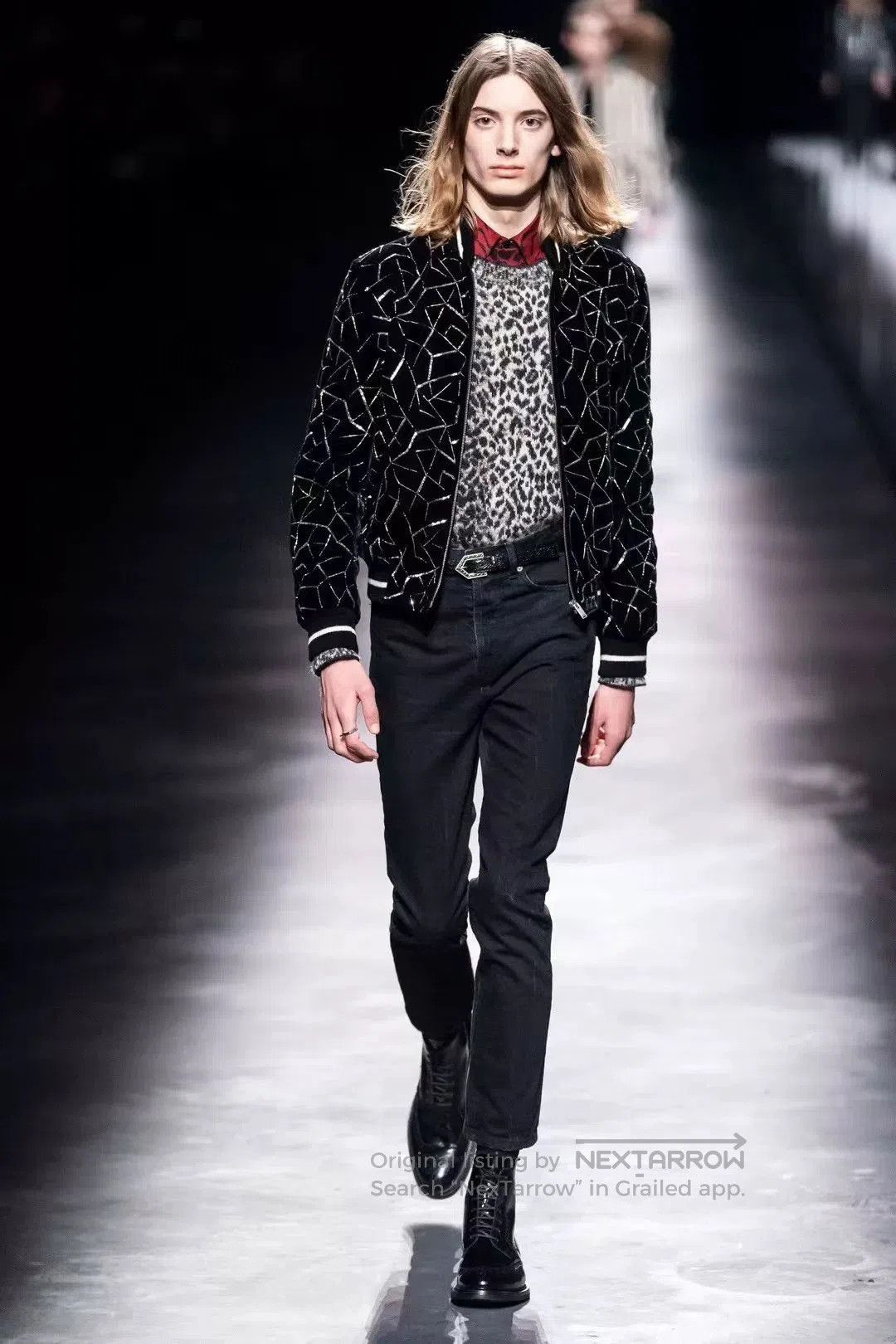 Saint Laurent Paris Saint Laurent Leopard Print Sweater. Size M / US 6-8 / IT 42-44 - 1 Thumbnail