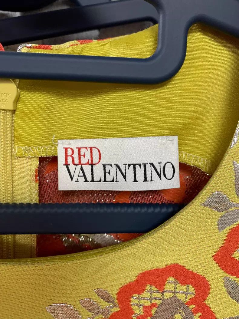 Valentino Valentino Women's yellow embroidered dress Size M / US 6-8 / IT 42-44 - 6 Thumbnail