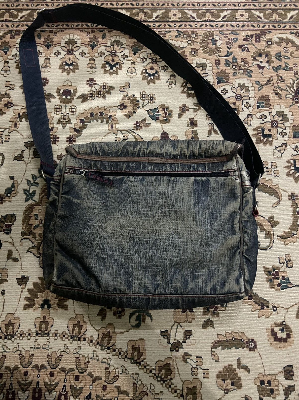 Polo Ralph Lauren Vintage 90’s Polo Sport Denim Grunge Utility Sling Bag Size ONE SIZE - 4 Thumbnail