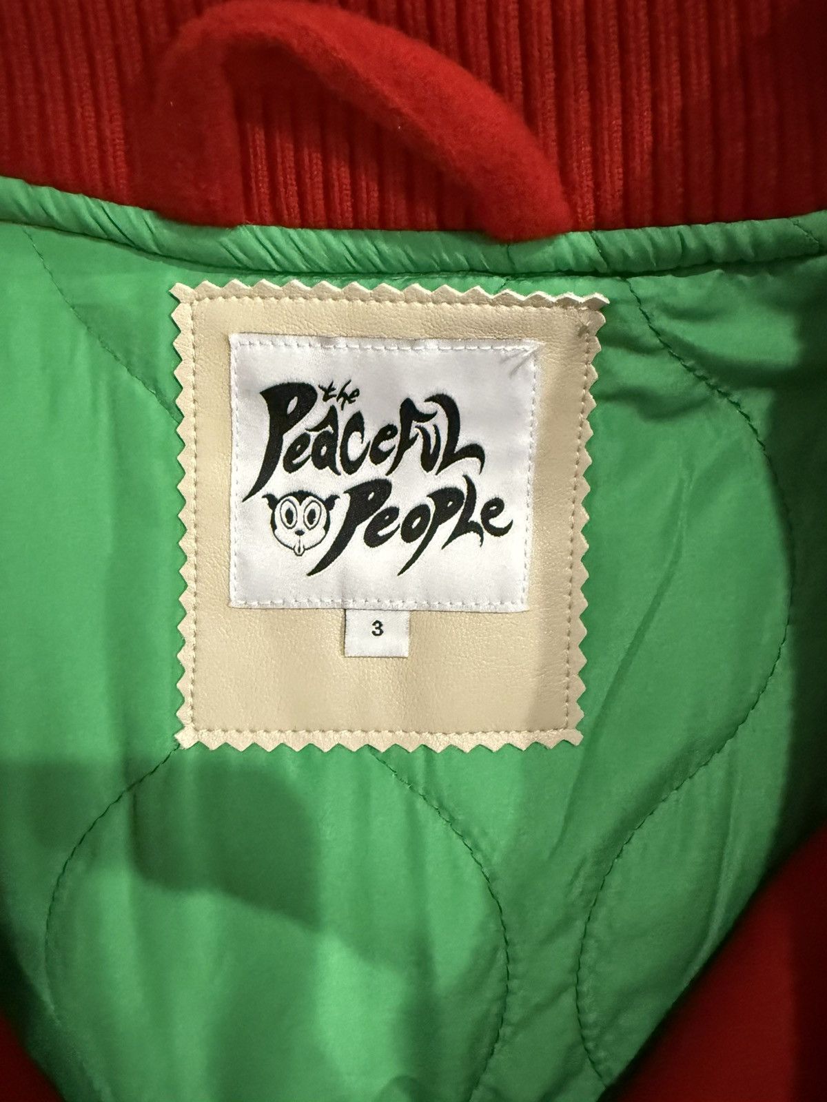 Japanese Brand The Peaceful People Varsity Jacket Size US M / EU 48-50 / 2 - 8 Thumbnail
