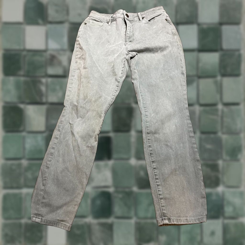 Loft LOFT Jeans Womens 28 Slim Denim Cotton Blend Gray Belt Loops Regular Jeans Skinny 28 Women Modern Everyday Pants Size 28" / US 6 / IT 42 - 1 Thumbnail